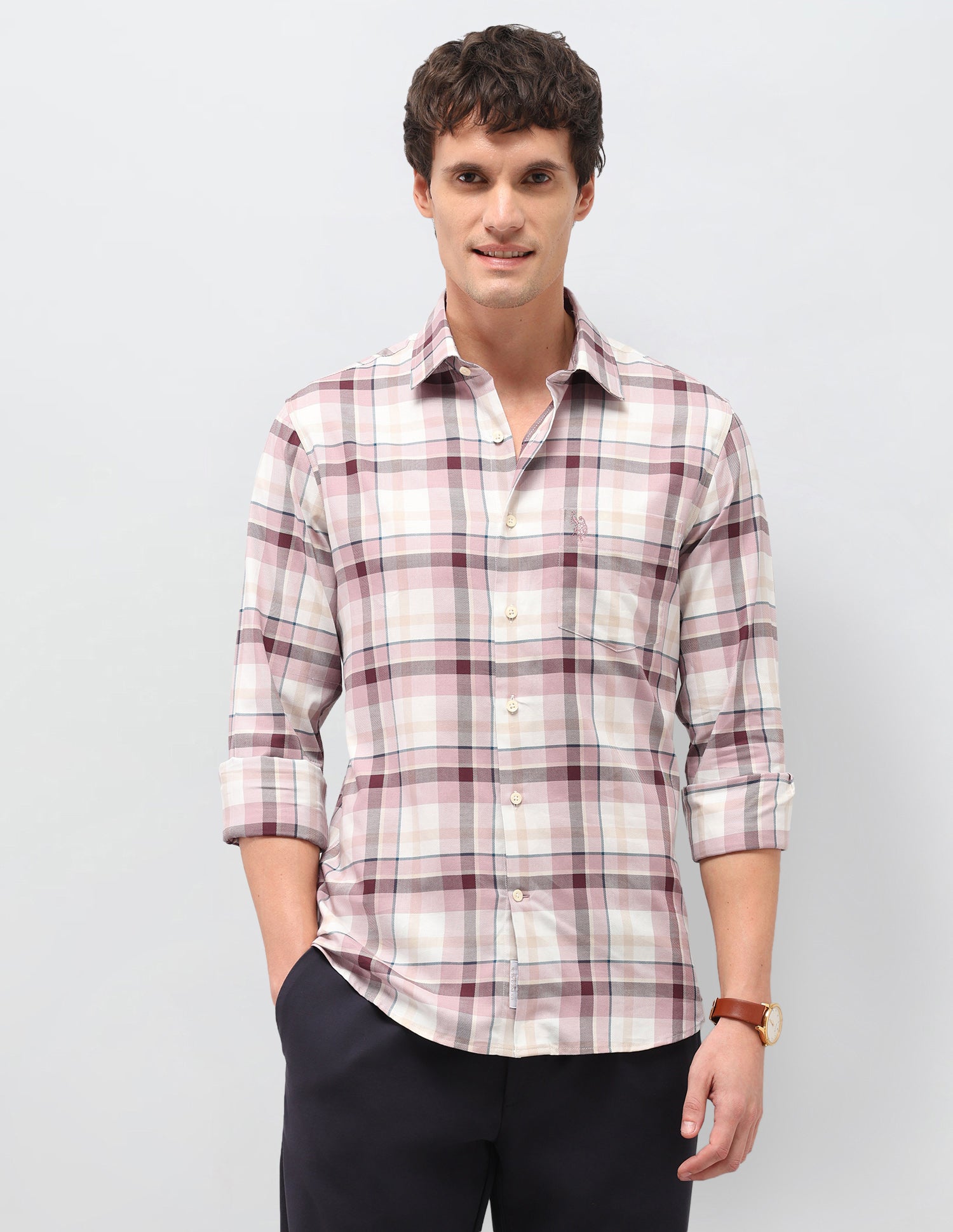 Tartan Checked Twill Shirt
