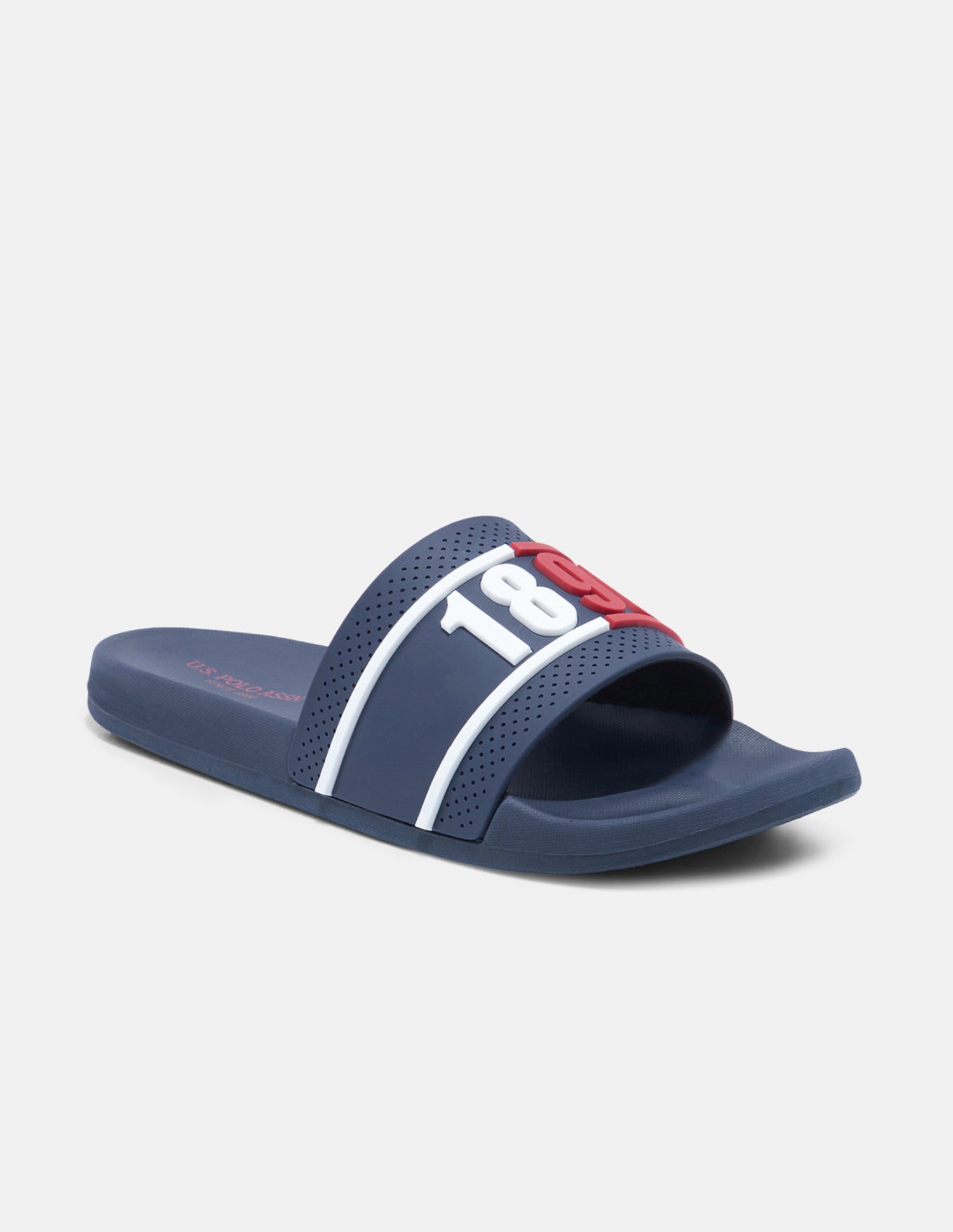 Numeric Embossed Alfie Sliders Navy - U.S. Polo Assn. India | Large