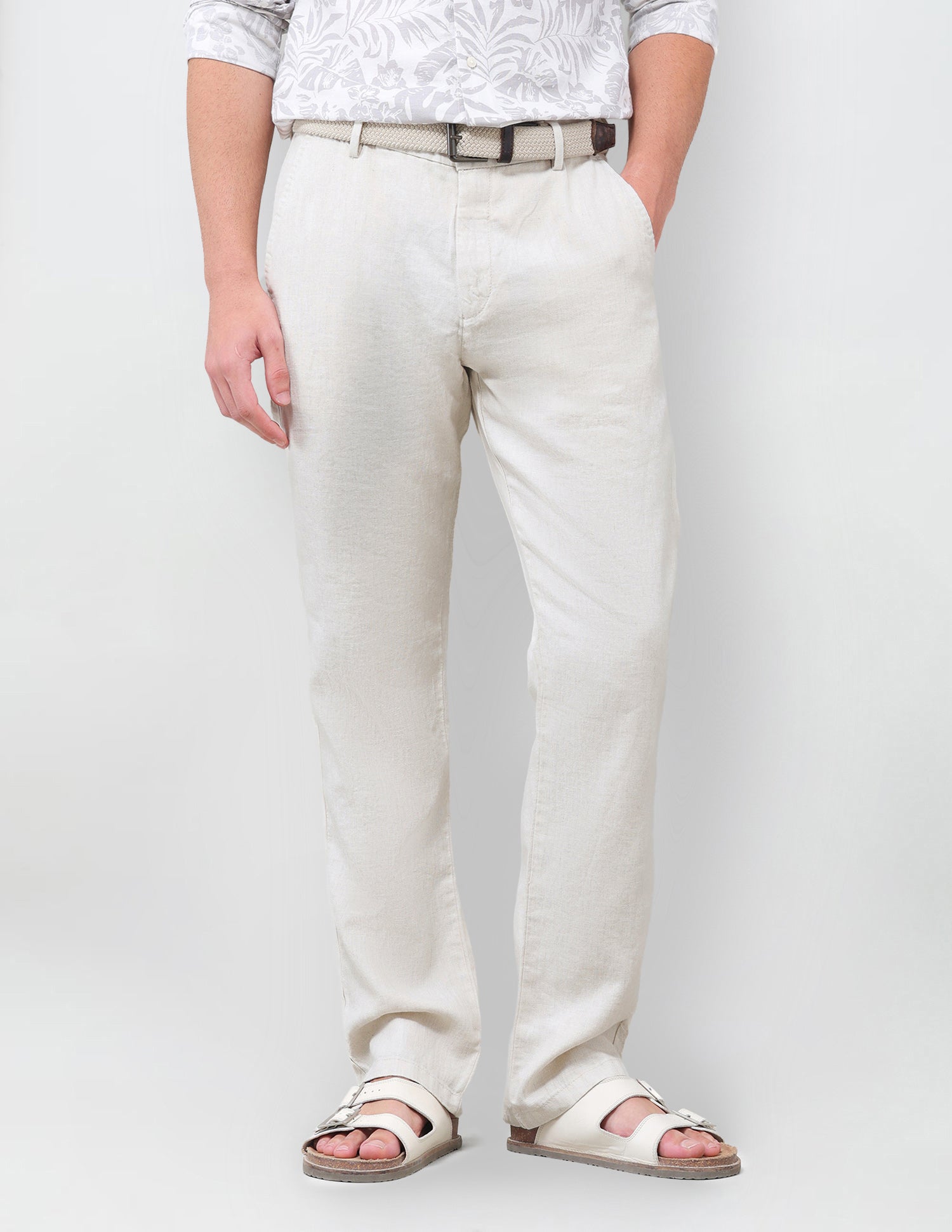 Satin Riley Straight Fit Trousers