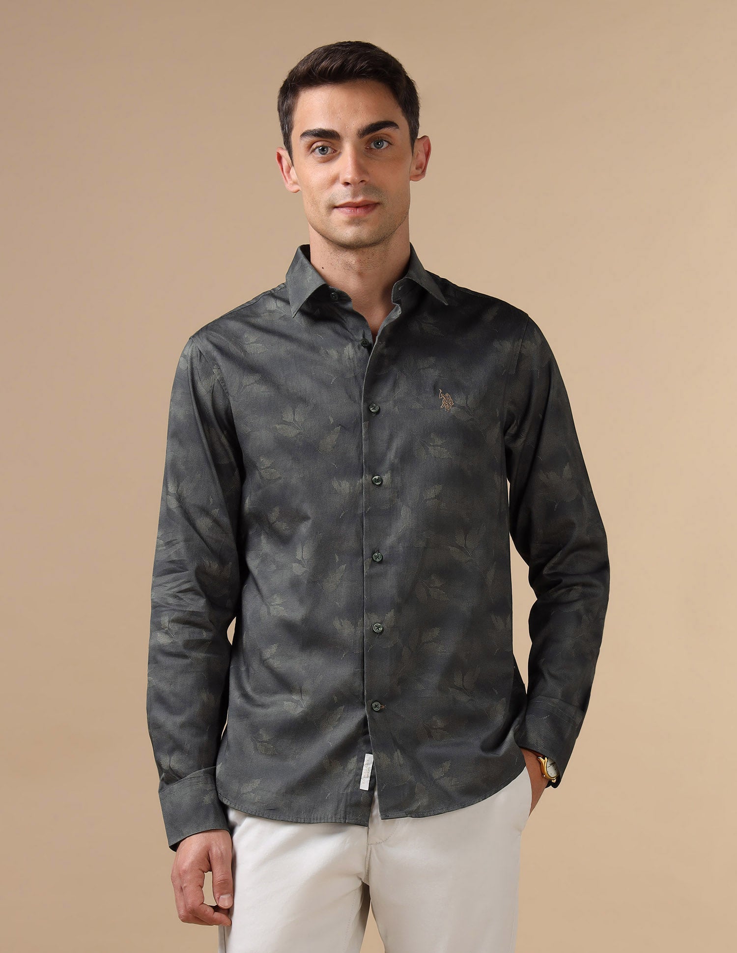 Tropical Printed Pure Cotton Shirt