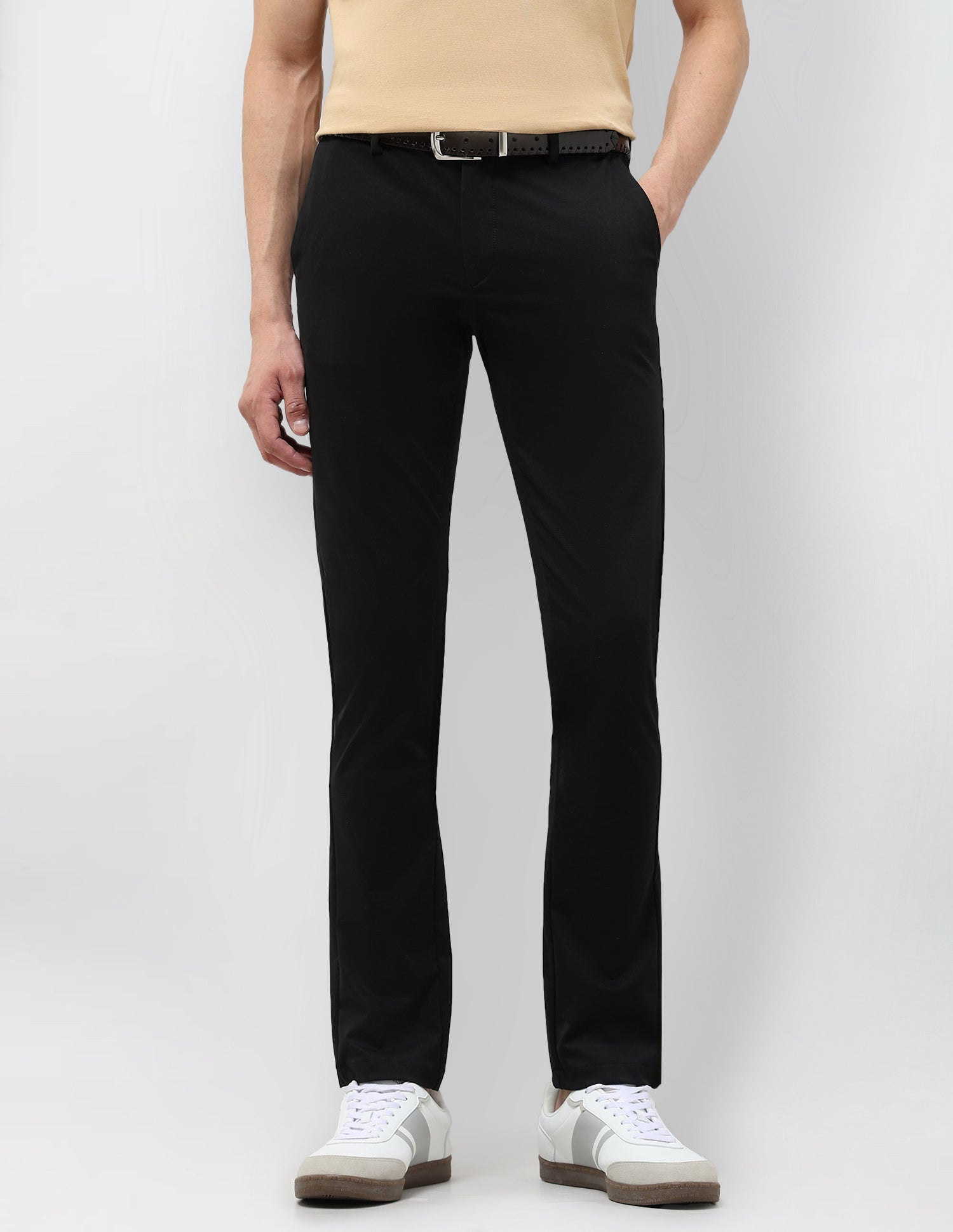 Satin Slim Fit Trousers