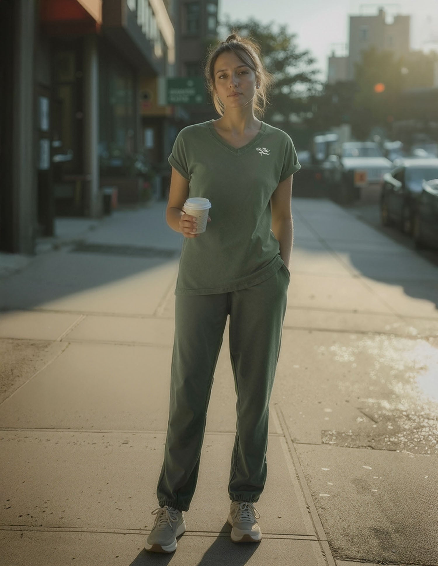 Mid Rise Barrel Fit Lounge Trousers