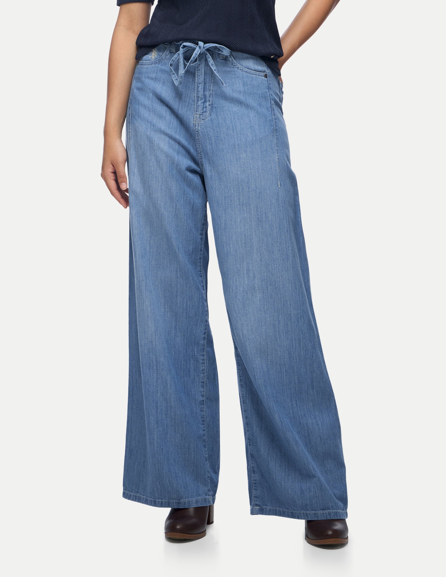 Baggy Fit Blue Jeans Light Blue - U.S. Polo Assn. India | Large