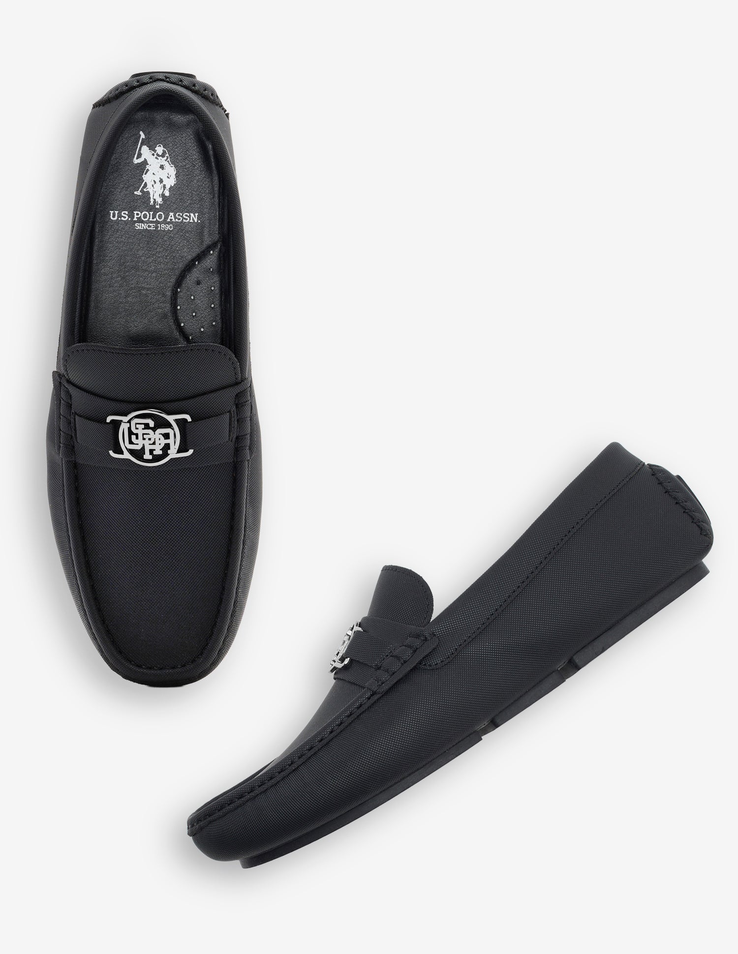 Slip-Ons Evon Loafers Black - U.S. Polo Assn. India | Large