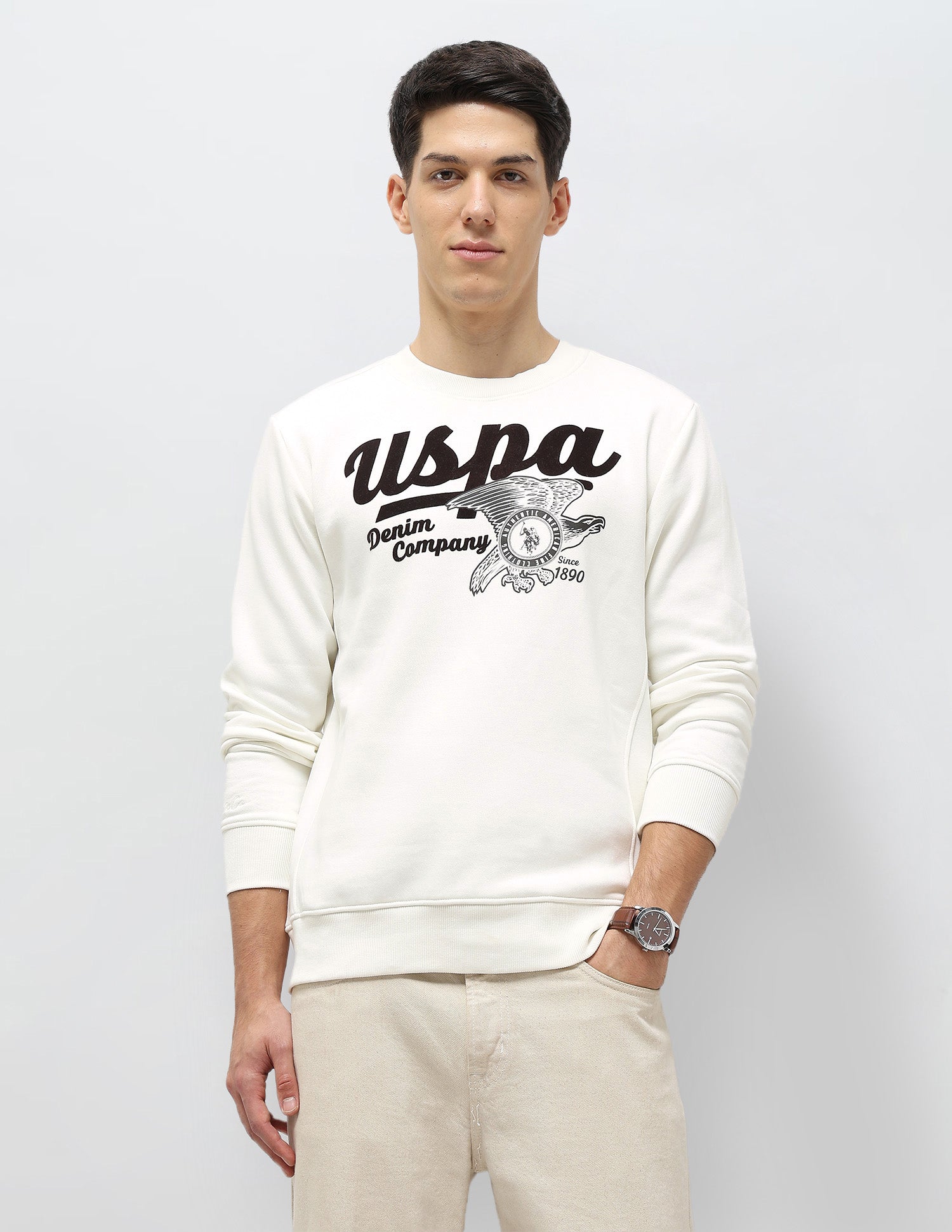 Graphic Brand Printed Sweatshirt