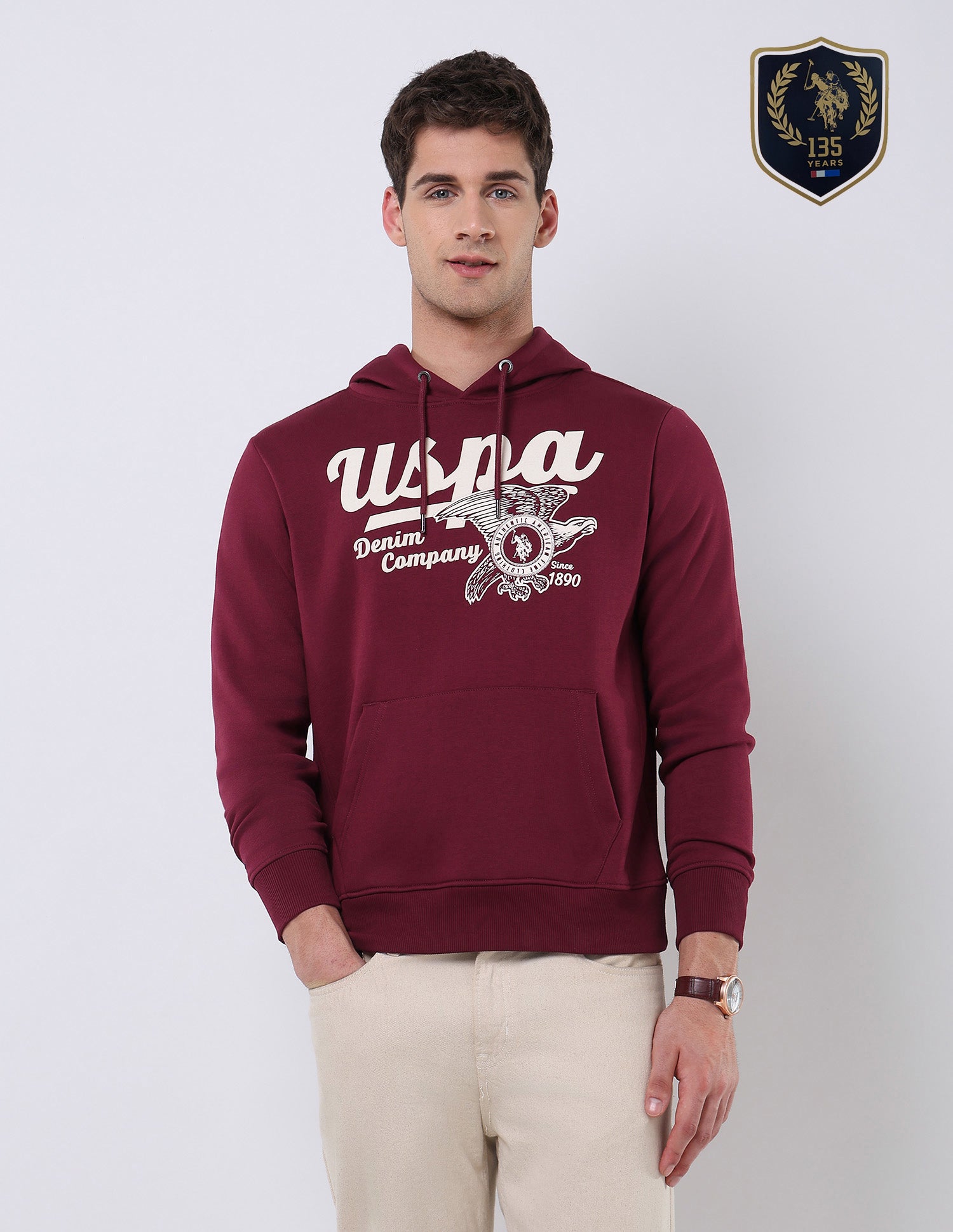 Brand Printed Regular Fit Sweatshirt
