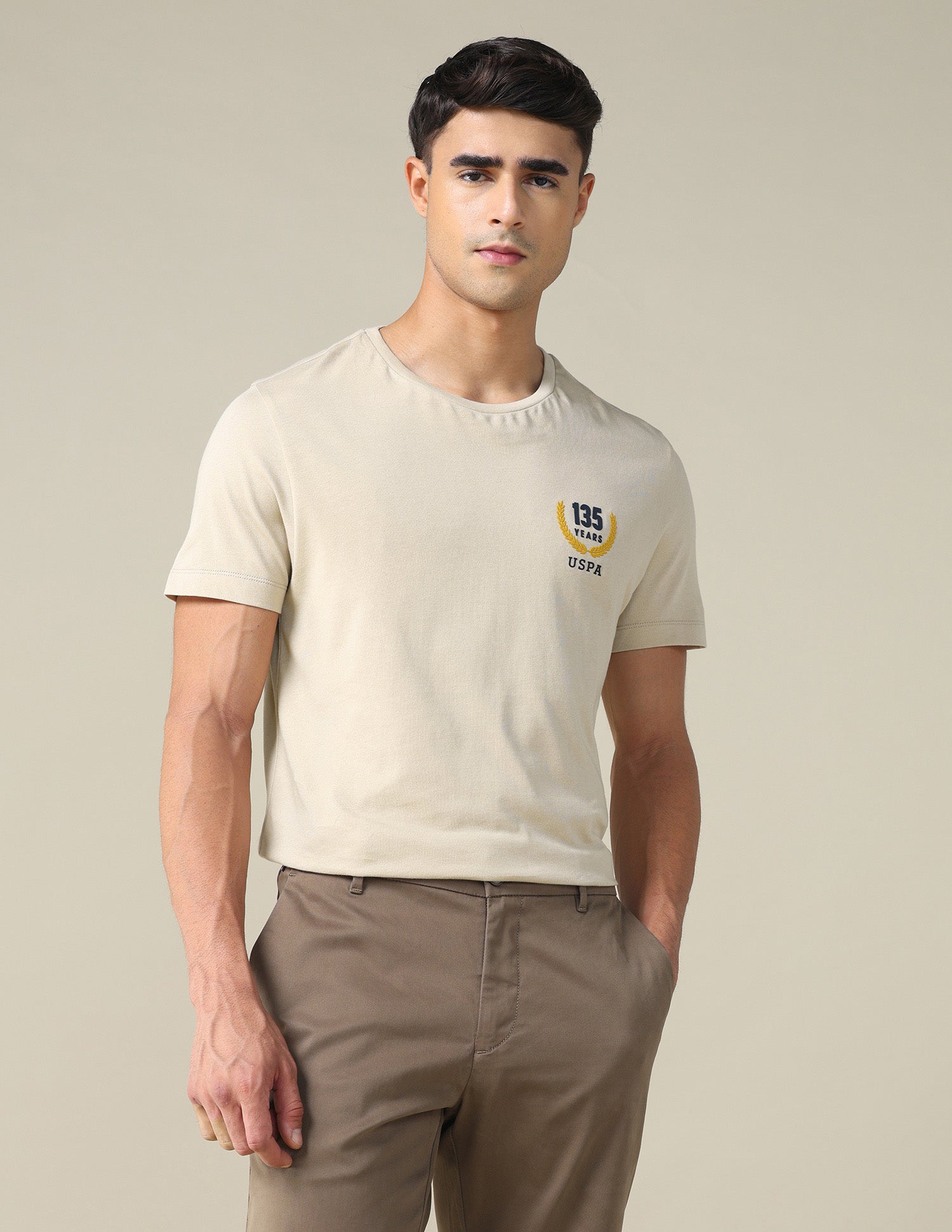 Regular Fit Solid T-shirt