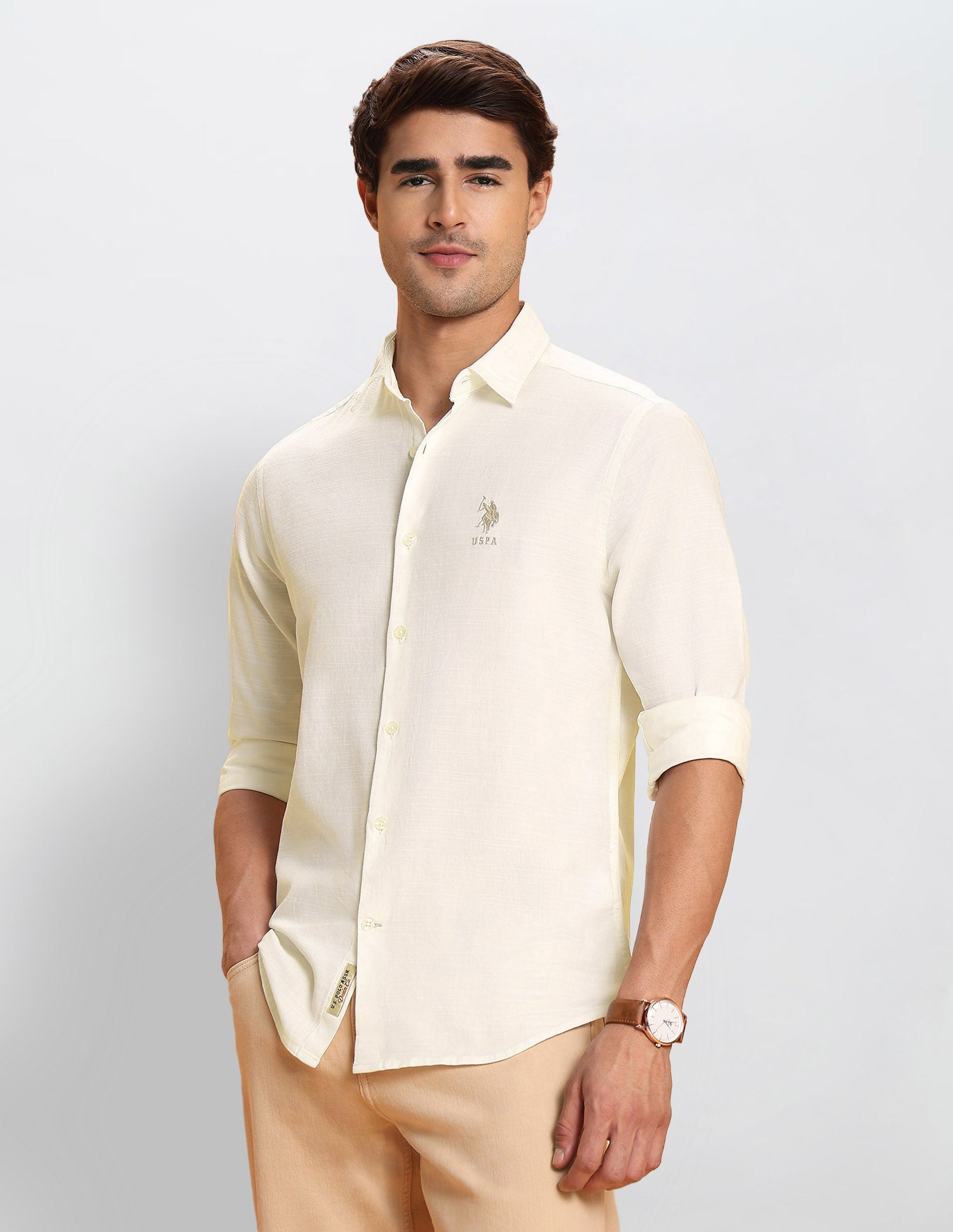 Slim Fit Pure Cotton Shirt