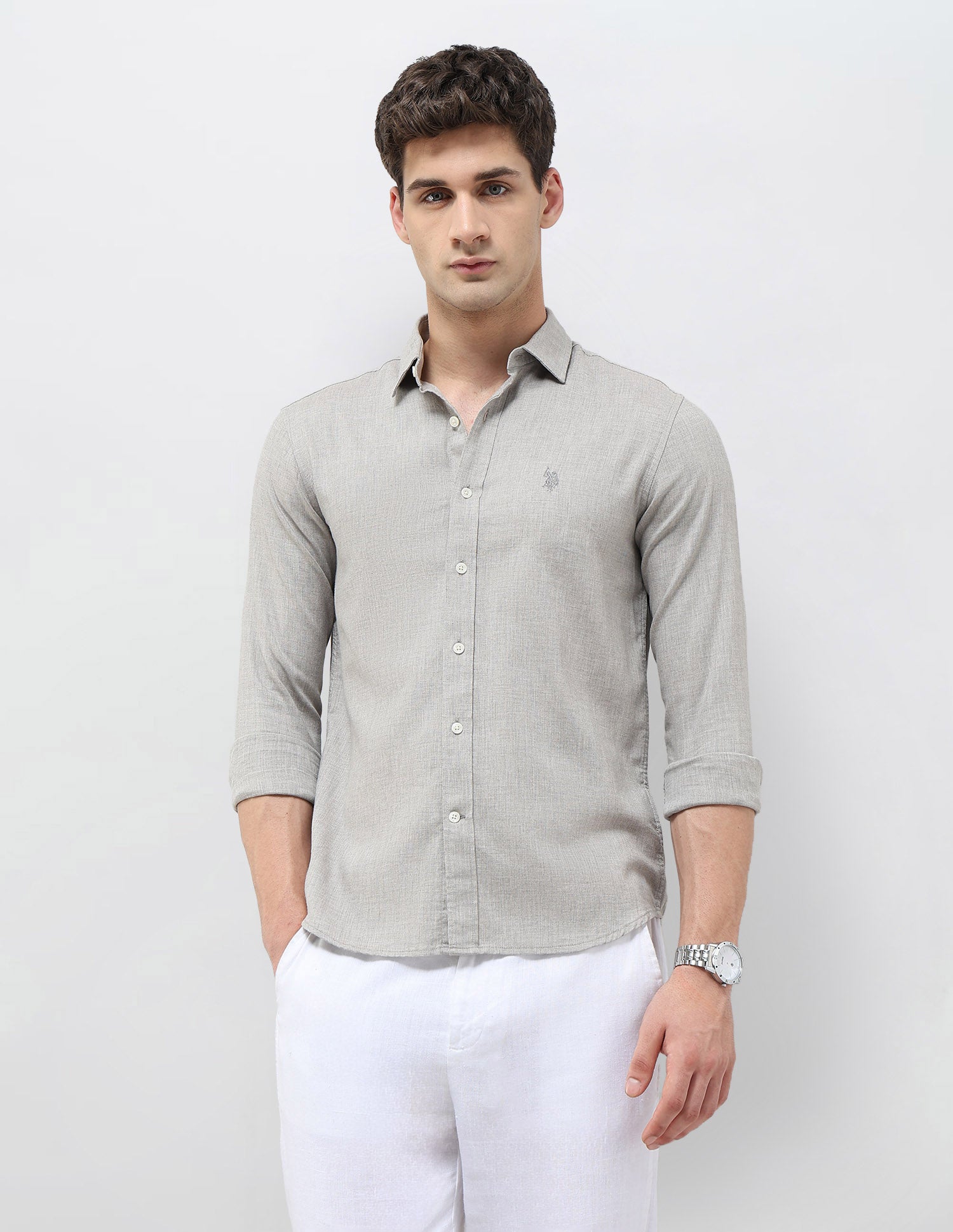 Solid Regular Fit Shirt