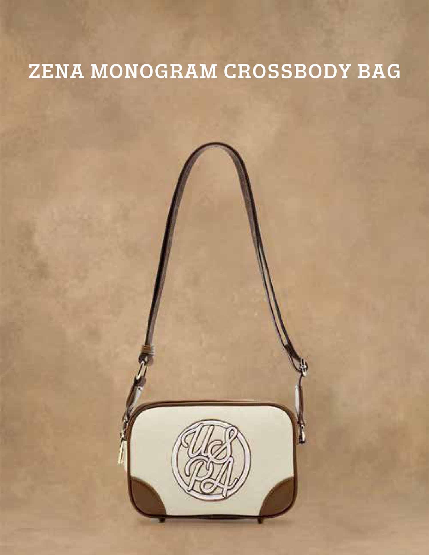 Zena Monogram Cross Body Bag