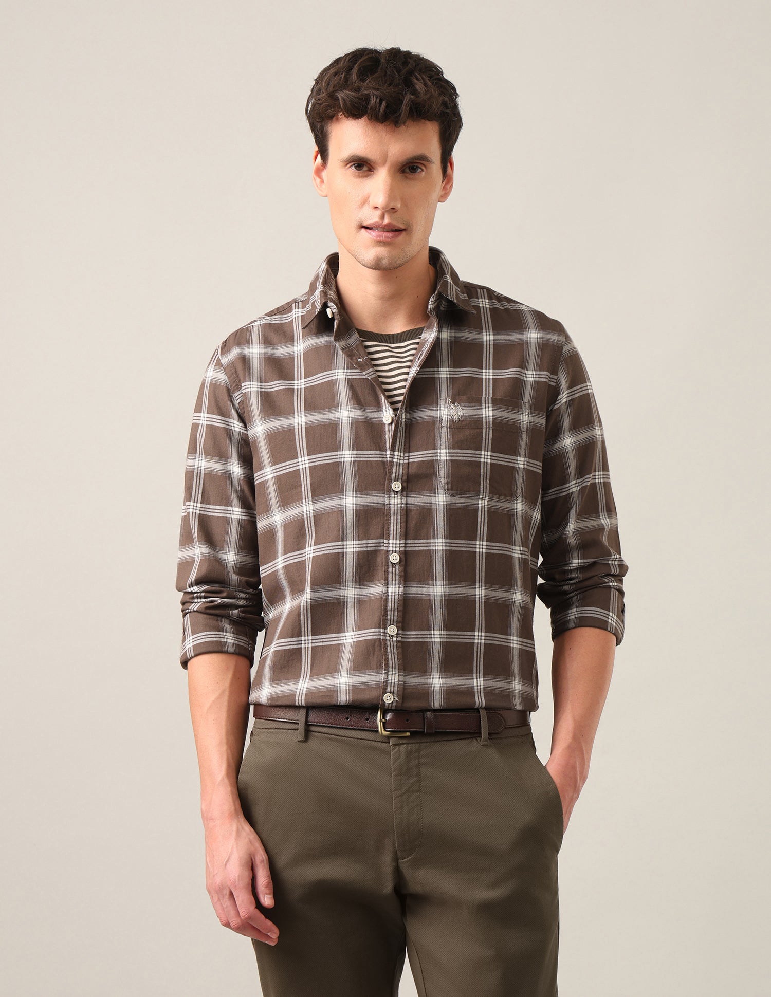 Tartan Checked Twill Shirt