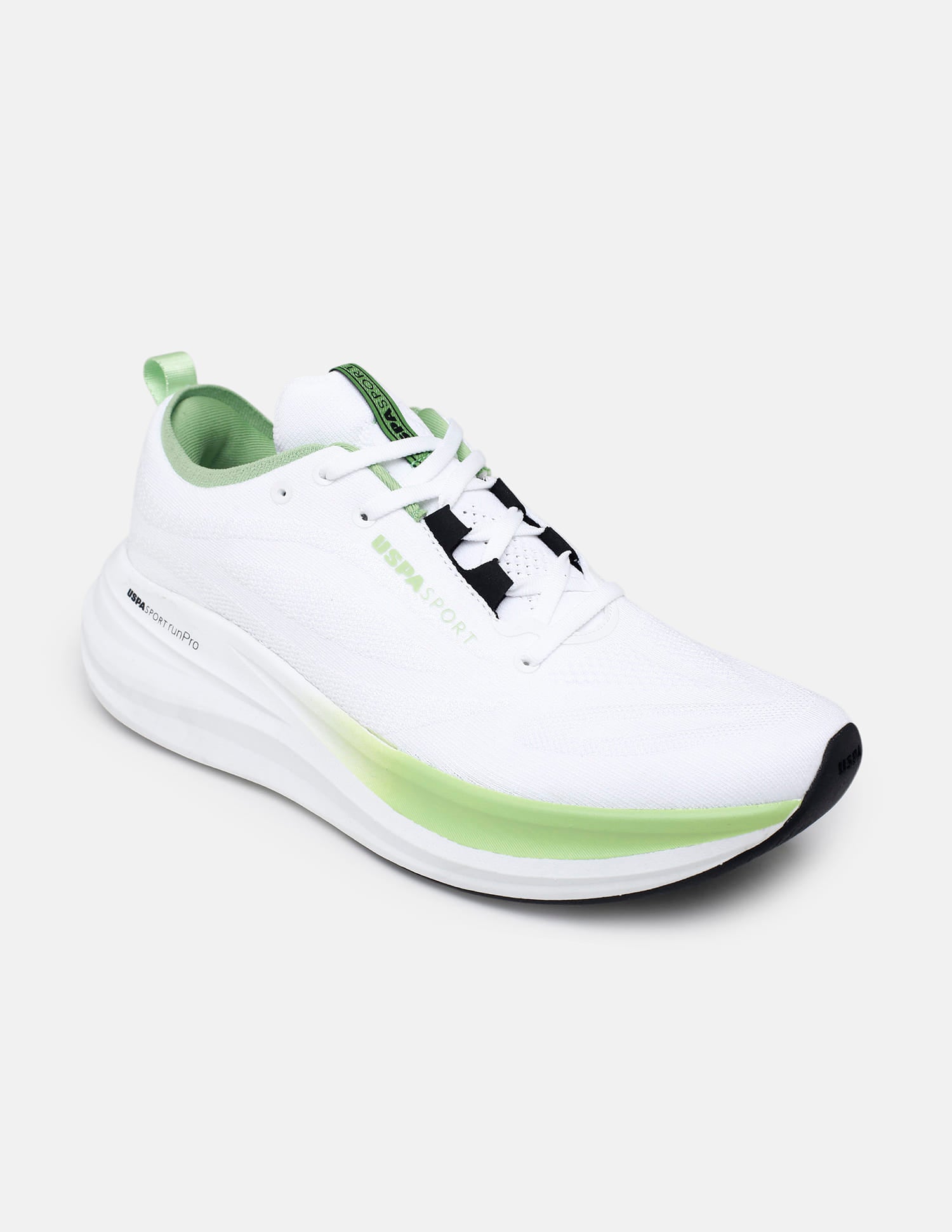 Quarette Runner Lace-Ups Running Shoes White - U.S. Polo Assn. India | Large