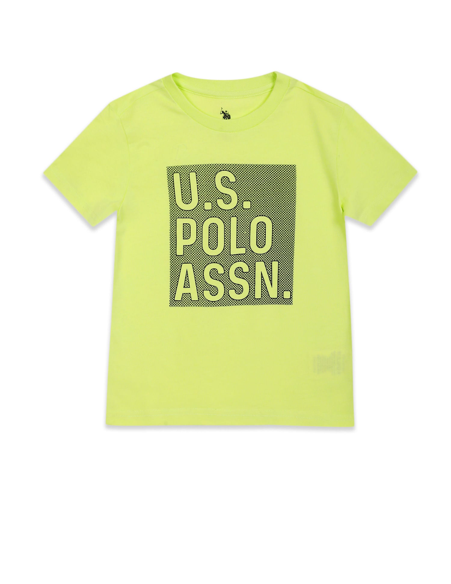 Crew Neck Brand Print T-Shirt