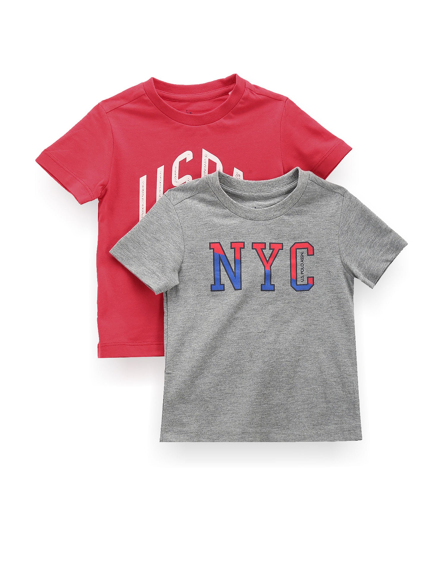 Boys Pure Cotton T-Shirt - Pack Of 2