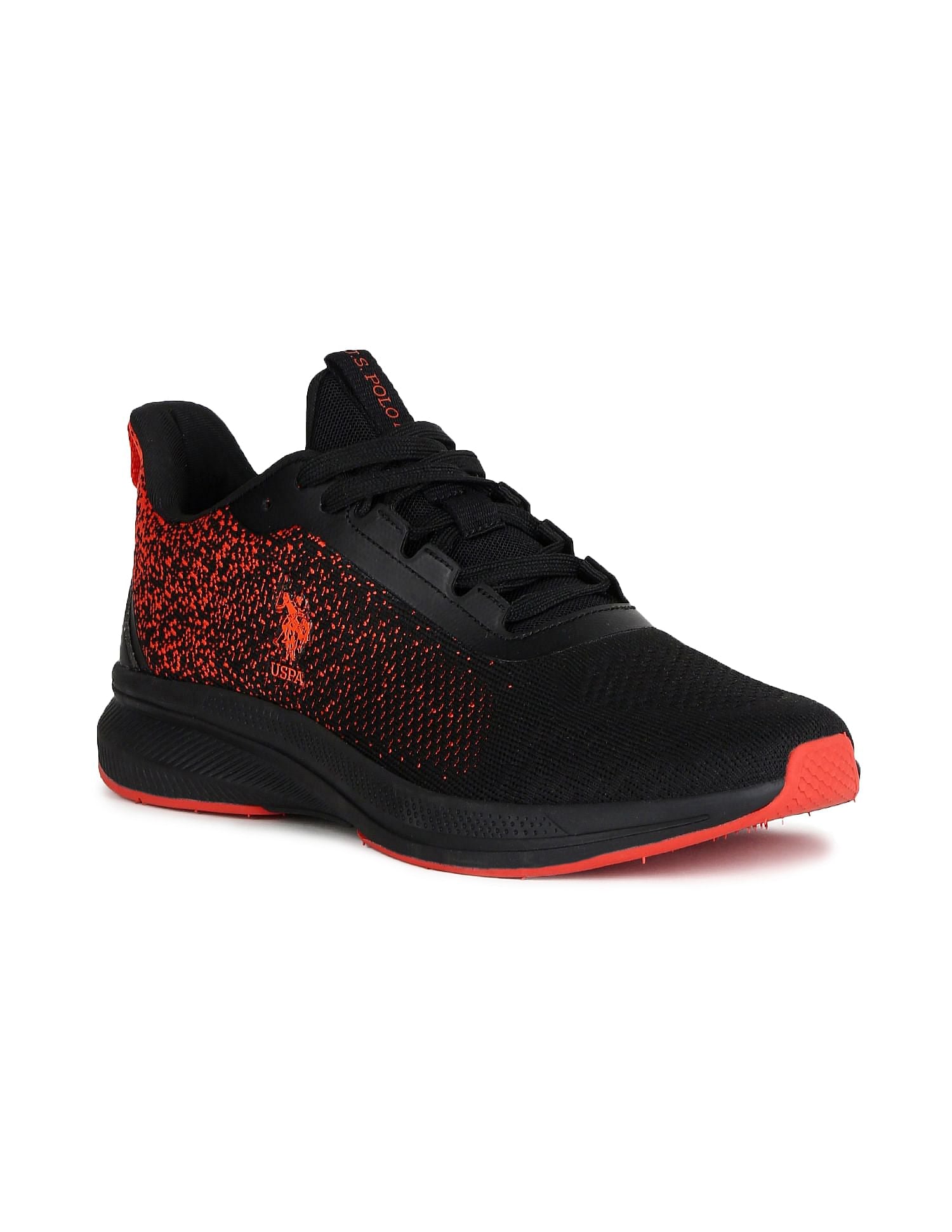 Ombre Lace Up Wanson 2.0 Sneakers Black - U.S. Polo Assn. India | Large