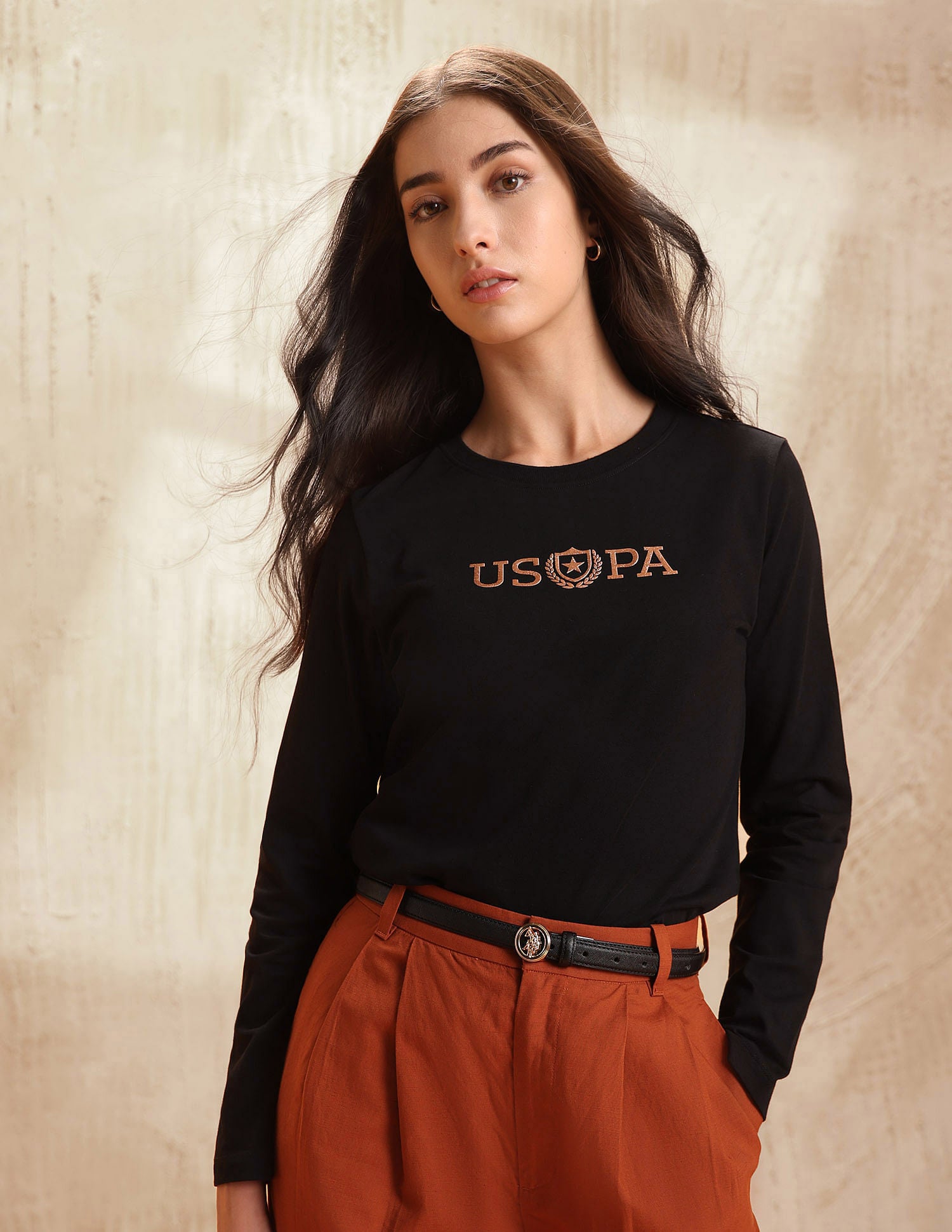 Relaxed Fit Brand Printed T-Shirt