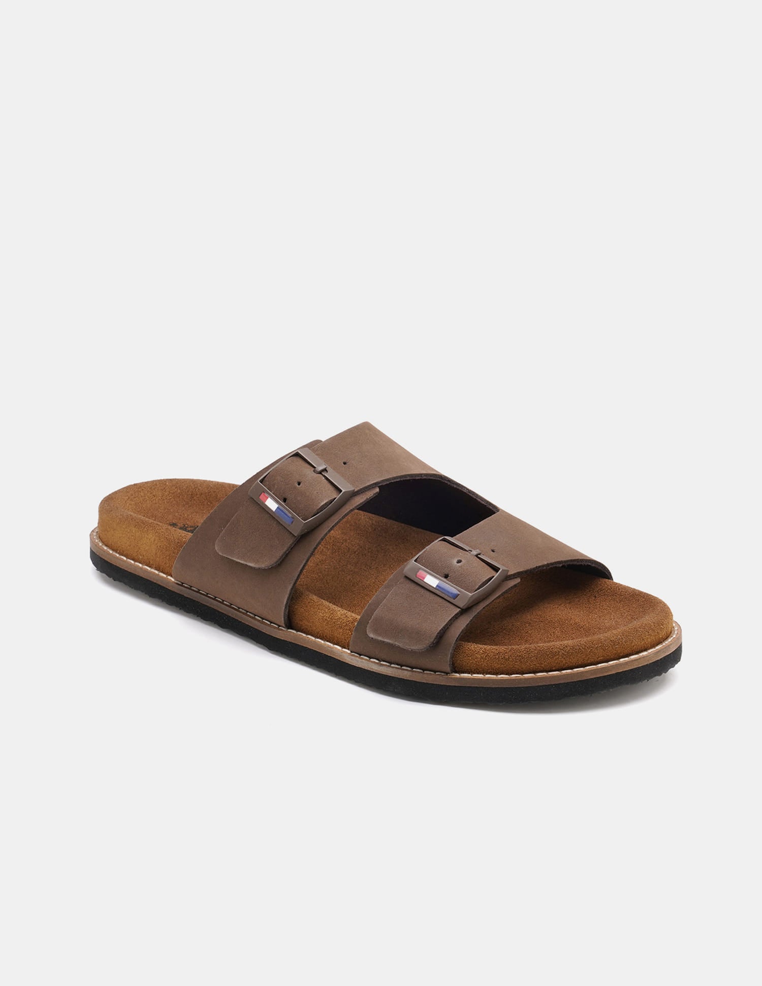 Men Buckle Strap Mendy Sandals Brown - U.S. Polo Assn. India | Large