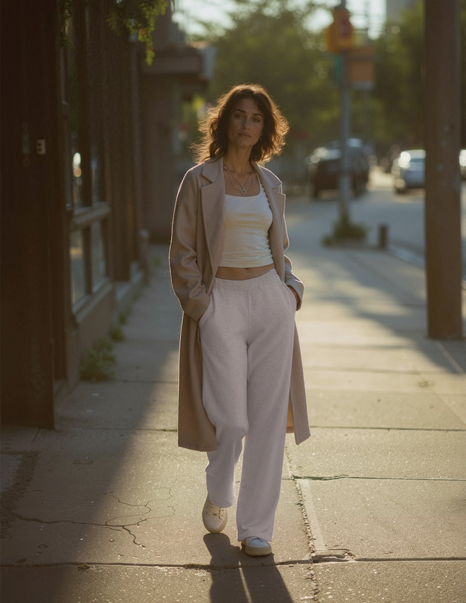 Textured Straight Fit Lounge Trousers