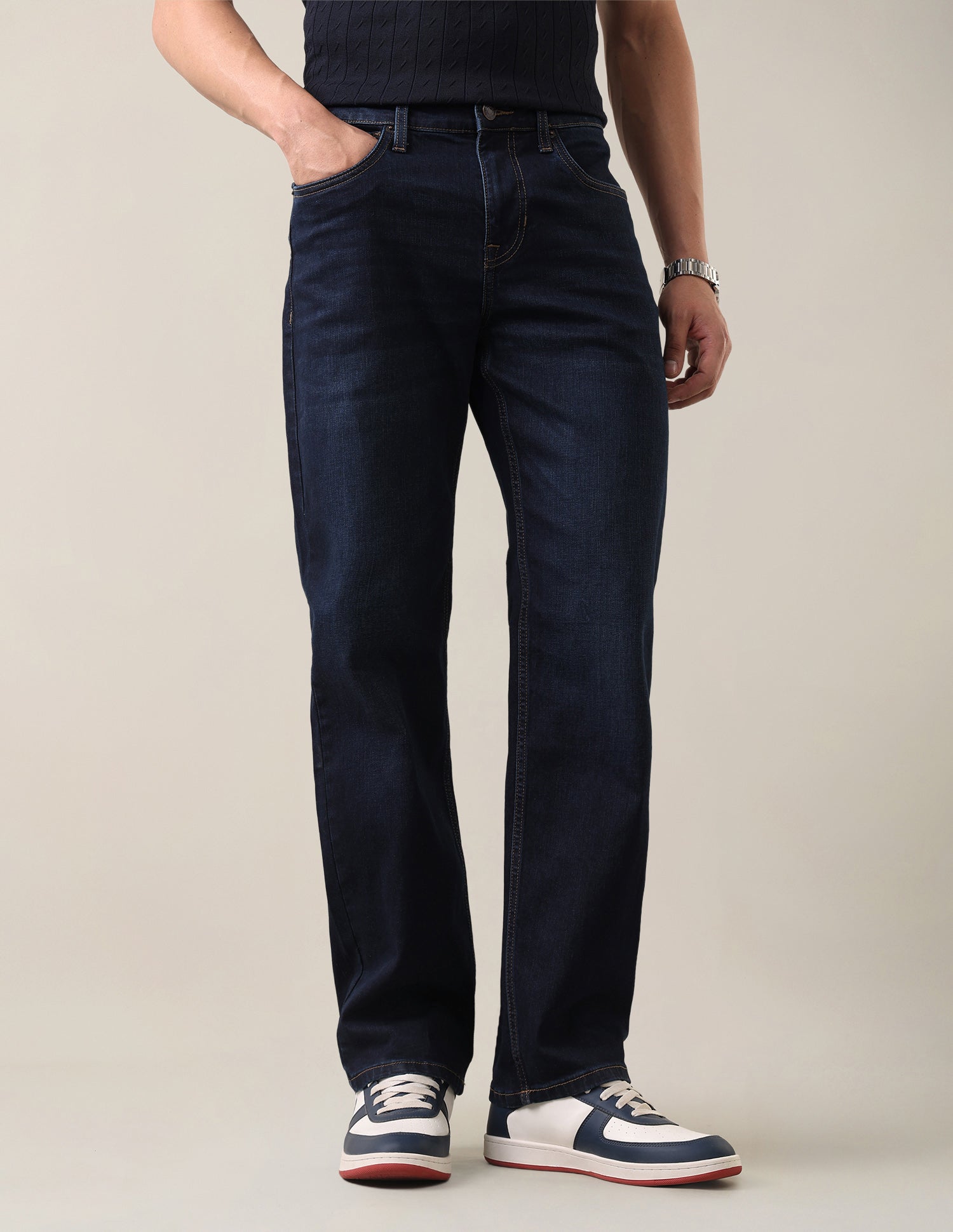 Shawn Relaxed Fit Blue Jeans Indigo - U.S. Polo Assn. India | Large