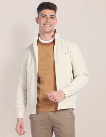 Buy U.S. Polo Assn. Solid Stand Collar Bomber Jacket - NNNOW.com