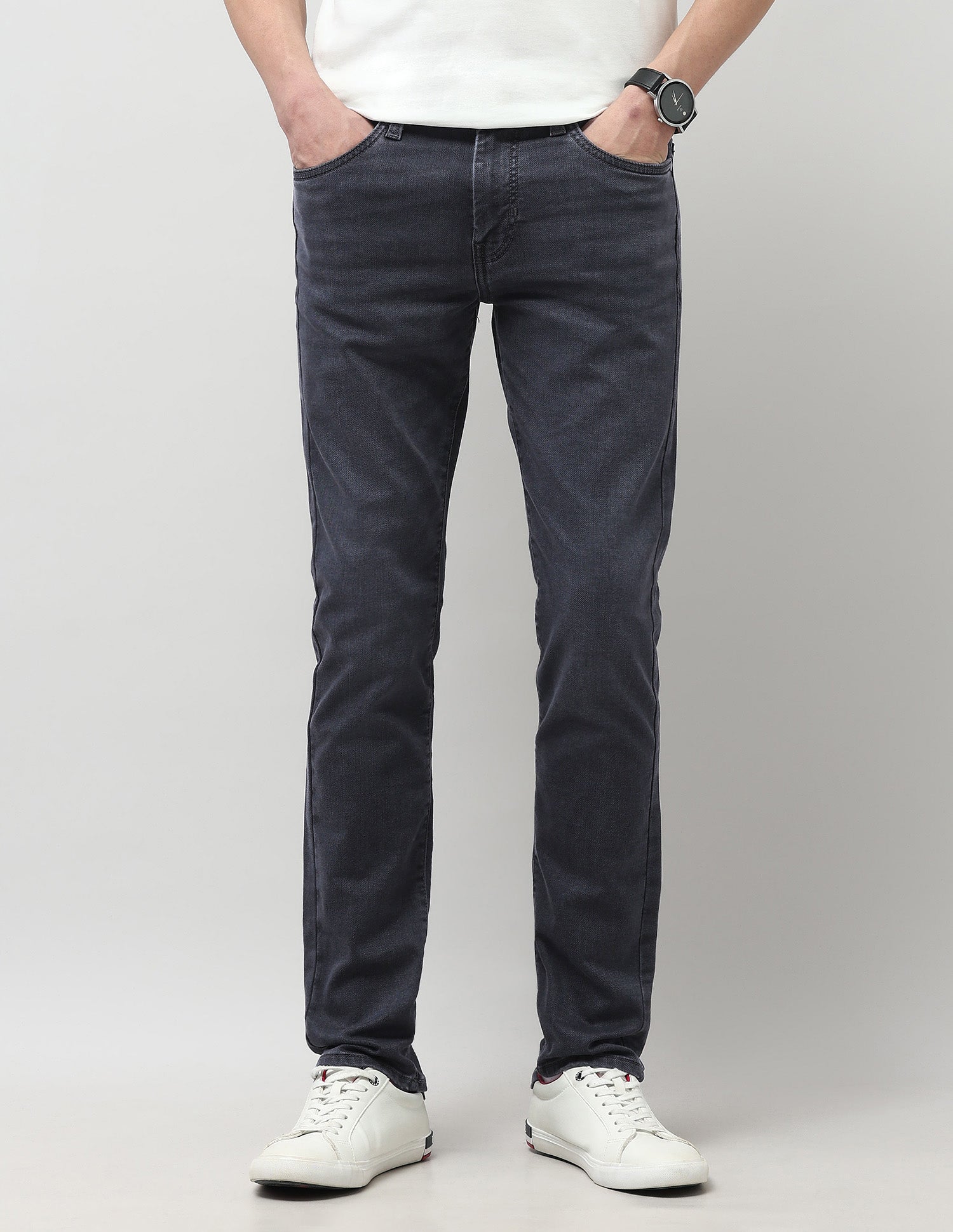 Regallo Skinny Fit Black Jeans Black - U.S. POLO ASSN. | Large