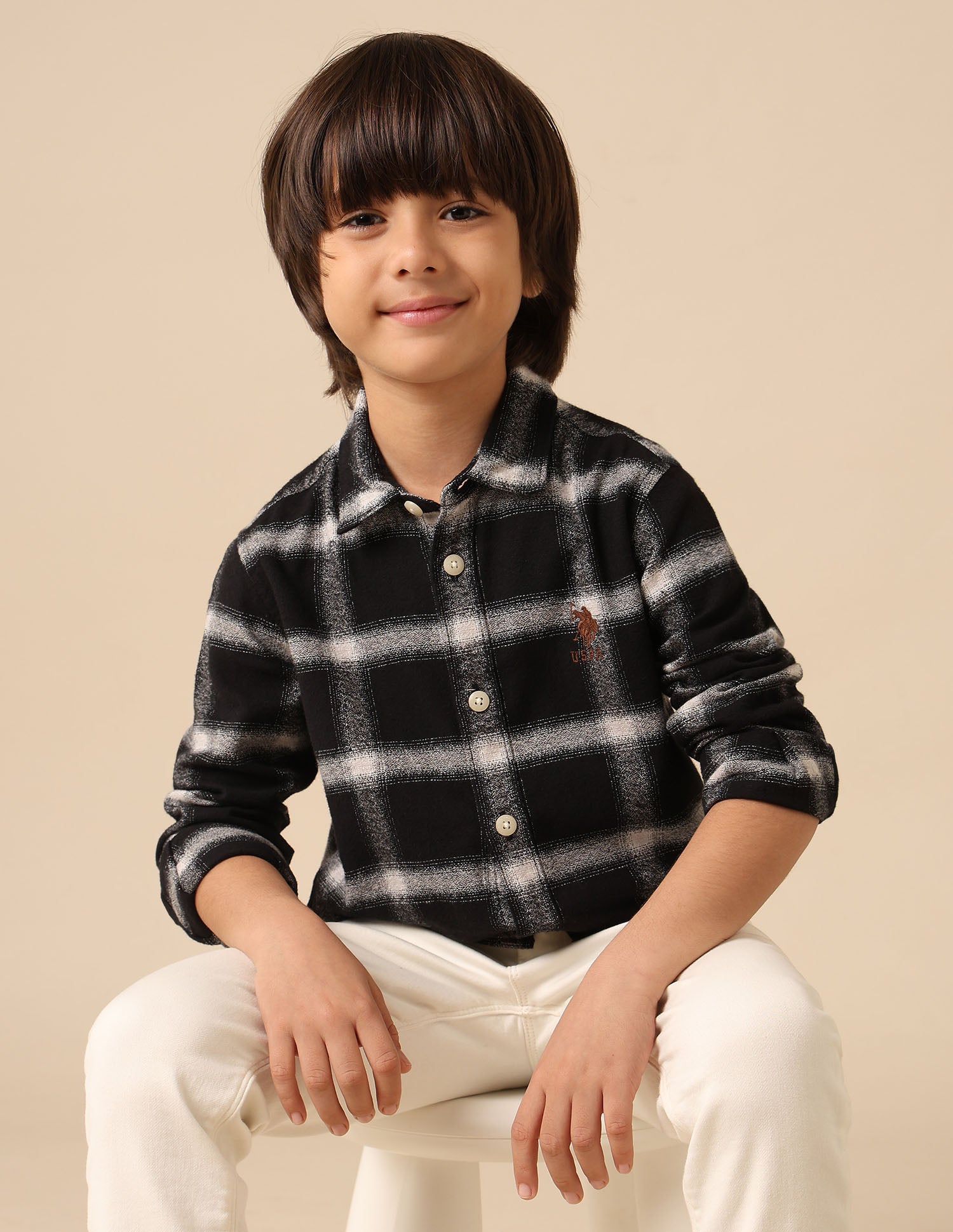 Boys All Over Printed Pure Cotton Shirt