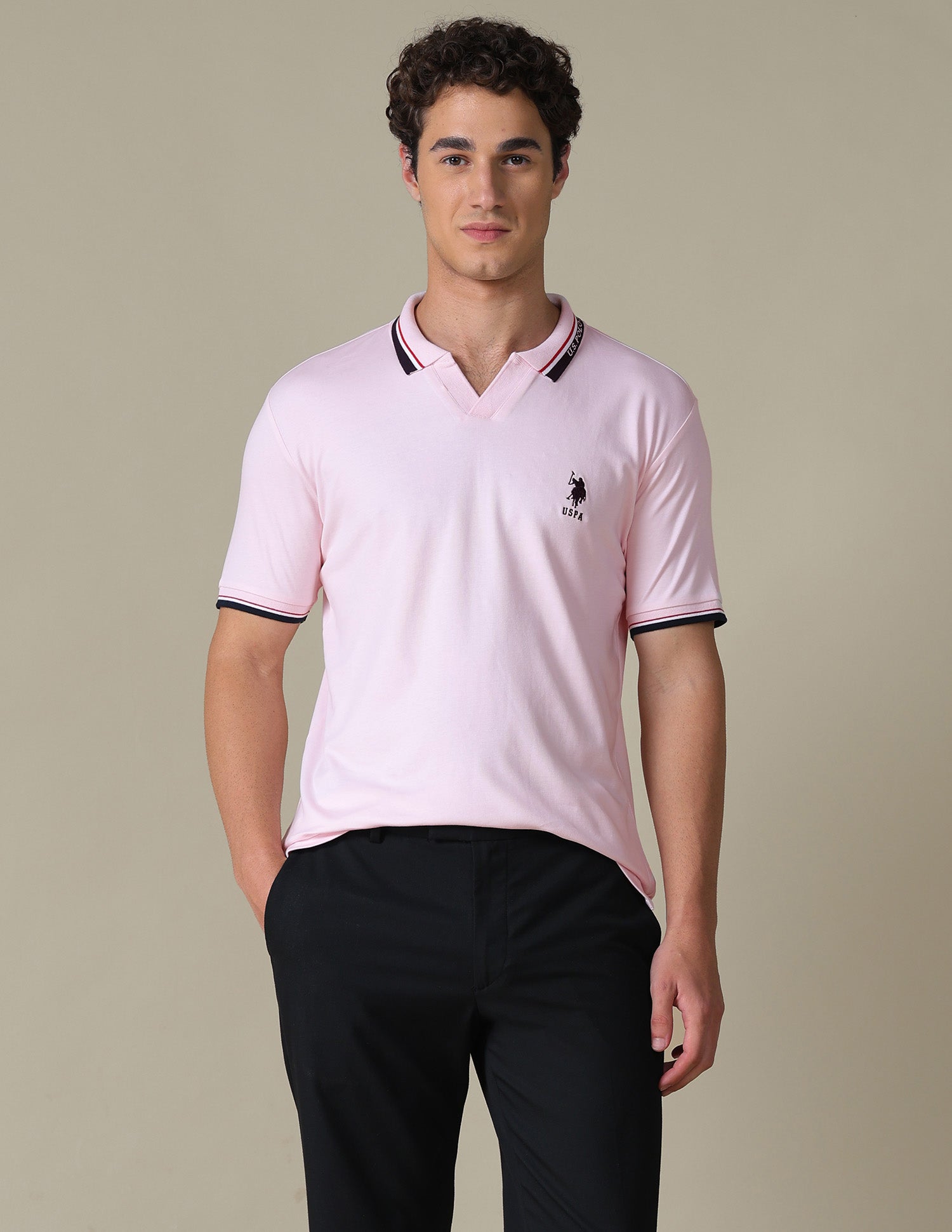 Solid Regular Fit Polo Shirt