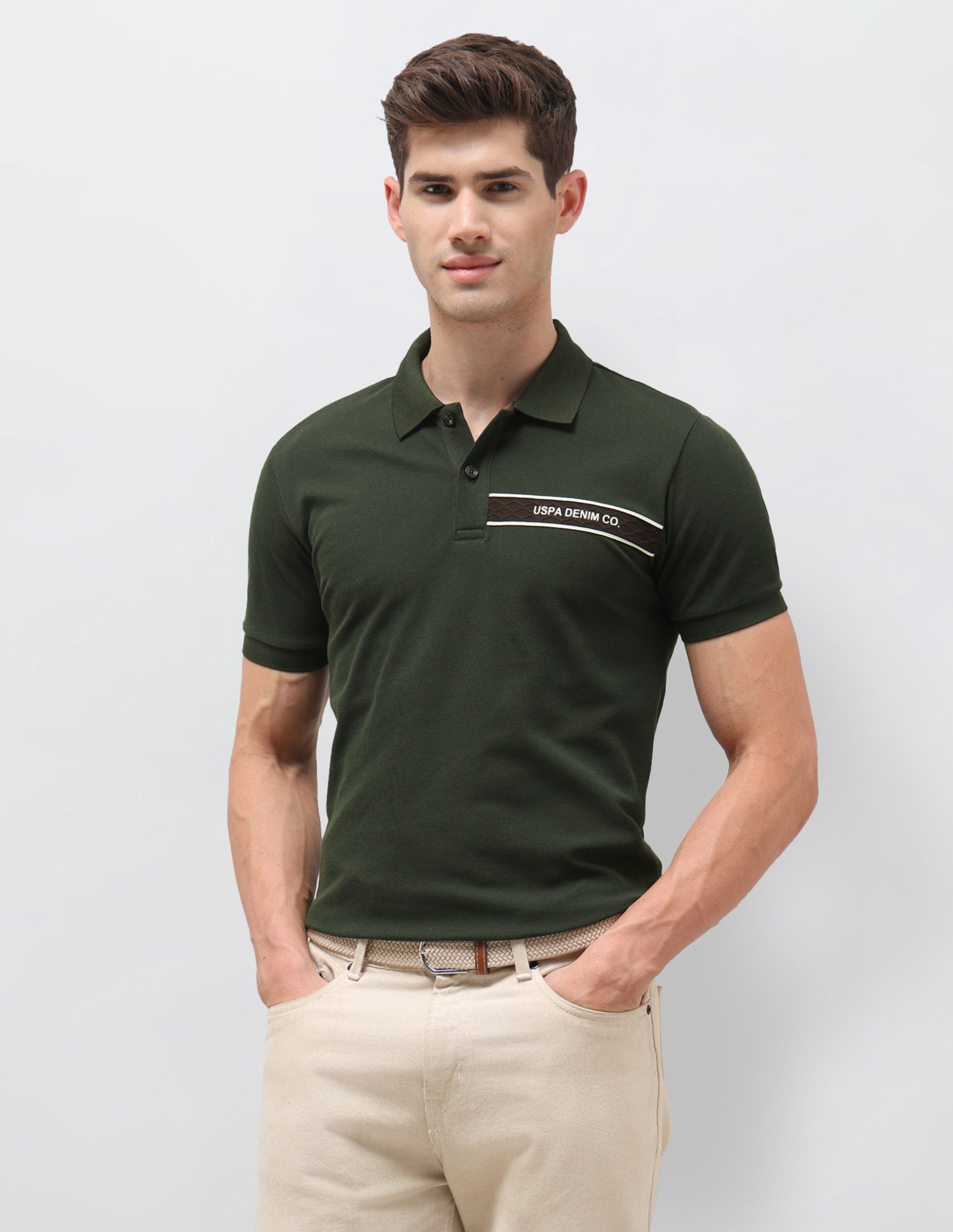 Solid Slim Fit Polo Shirt