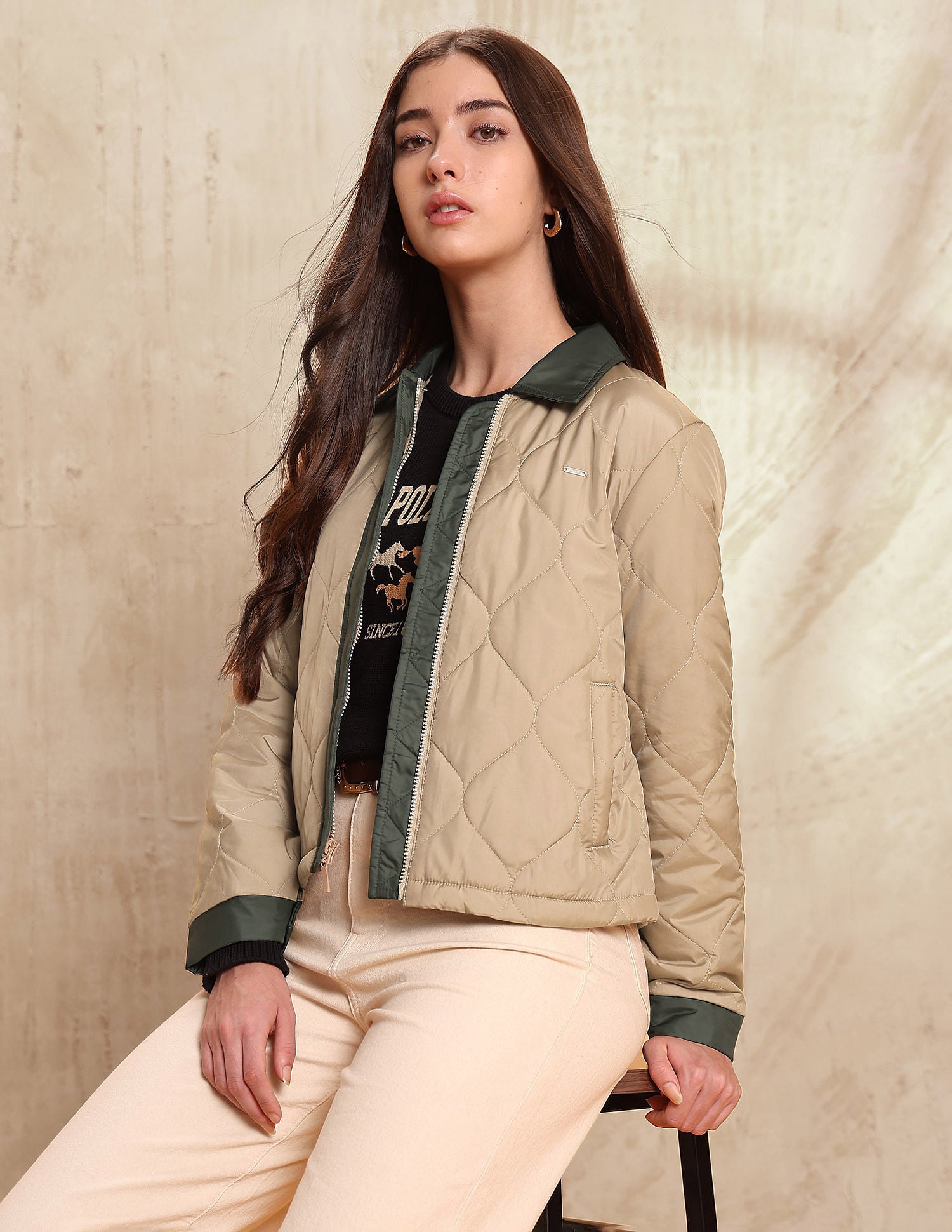 Regular Fit Quilted Jacket