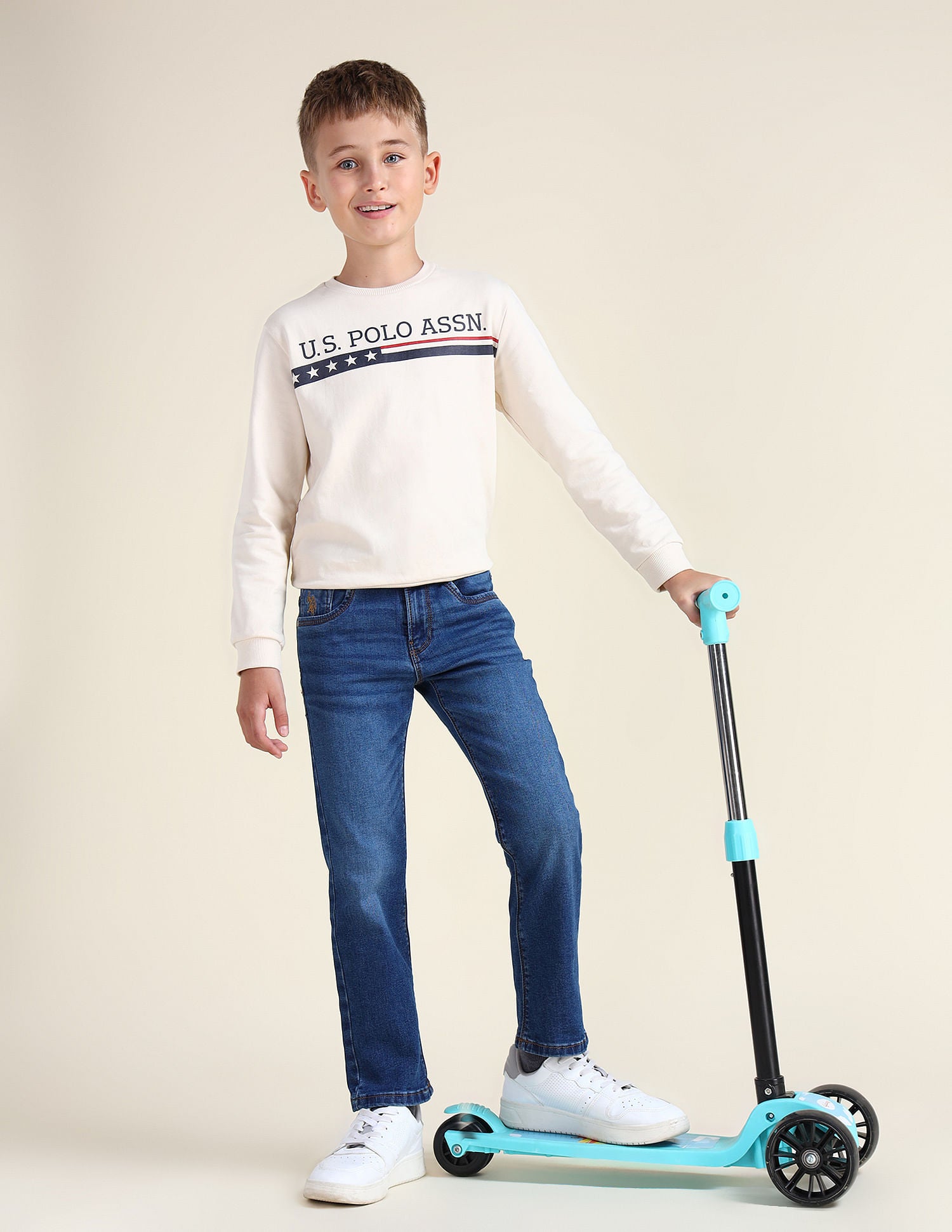 Relaxed Fit Stone washed Jeans