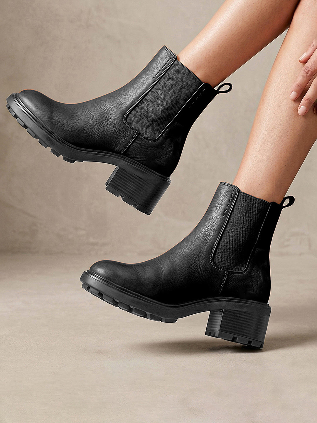 Mynta Leather Chelsea Boots