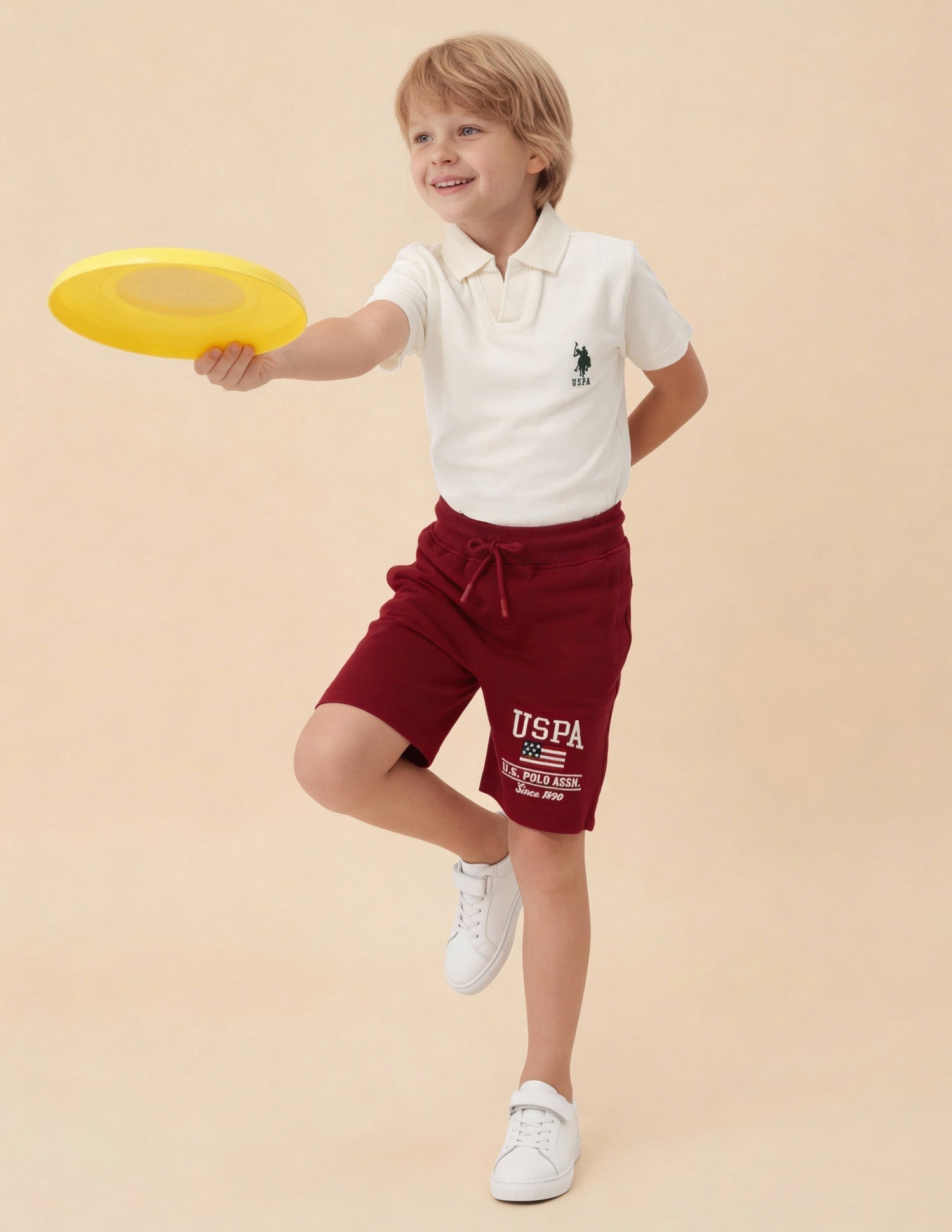 Boys Brand Printed Regular Fit Shorts