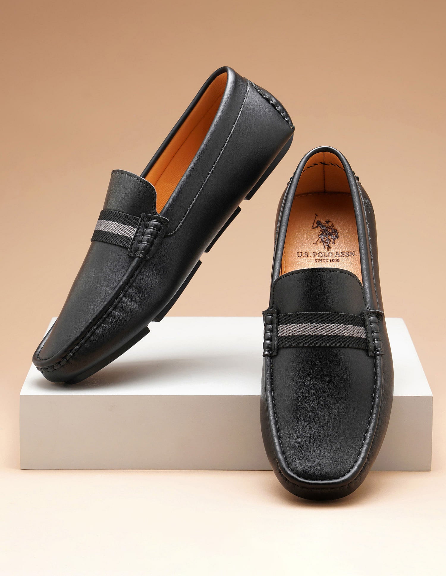 Men Bickford 5.0 Slip On Shoes Black - U.S. Polo Assn. India | Large
