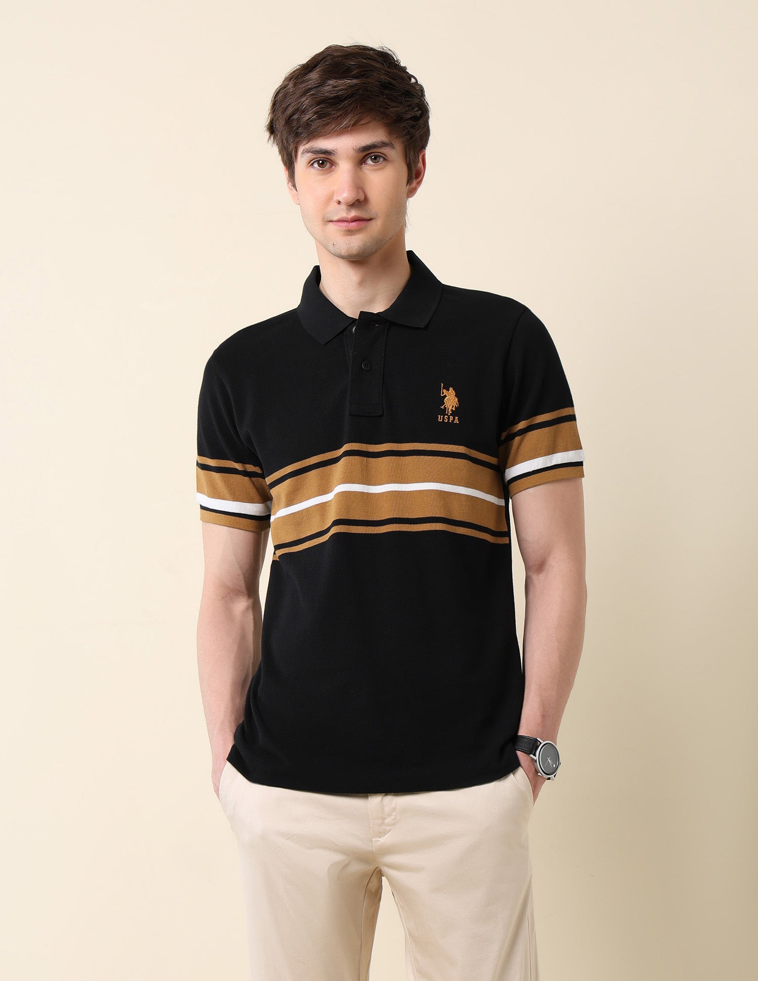 Colourblocked Classic Polo Shirt