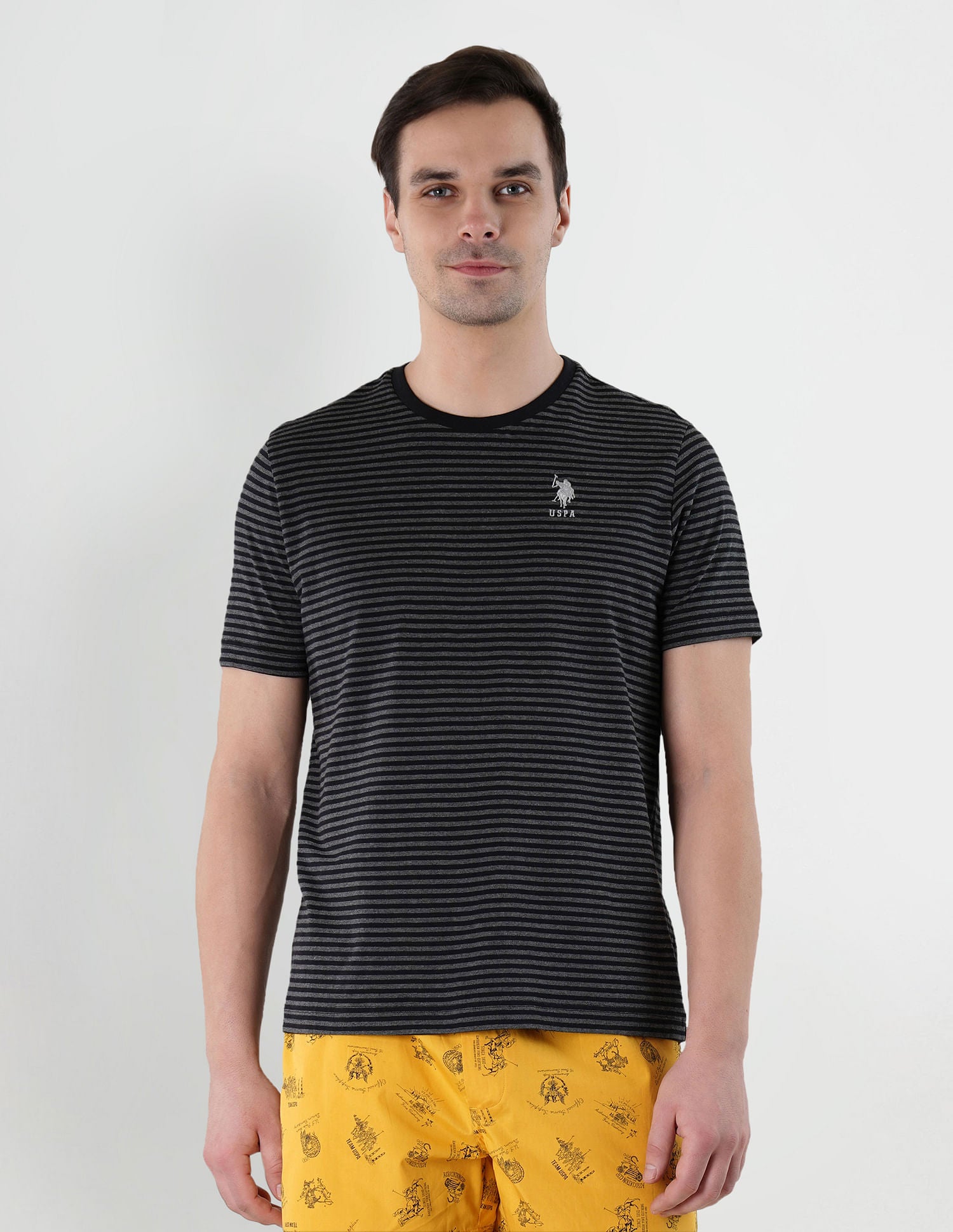 Yarn Dyed Stripe Cotton LE002 Lounge T-Shirt - Pack Of 1