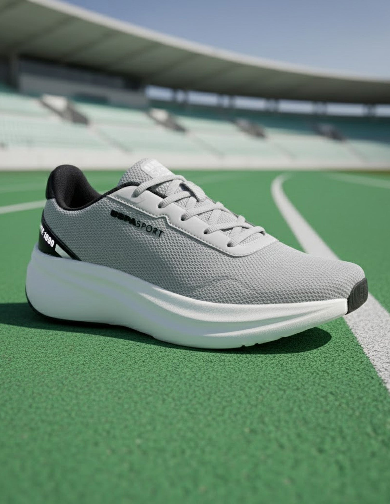 Men Grey Ryder Uspa Sport Sneakers