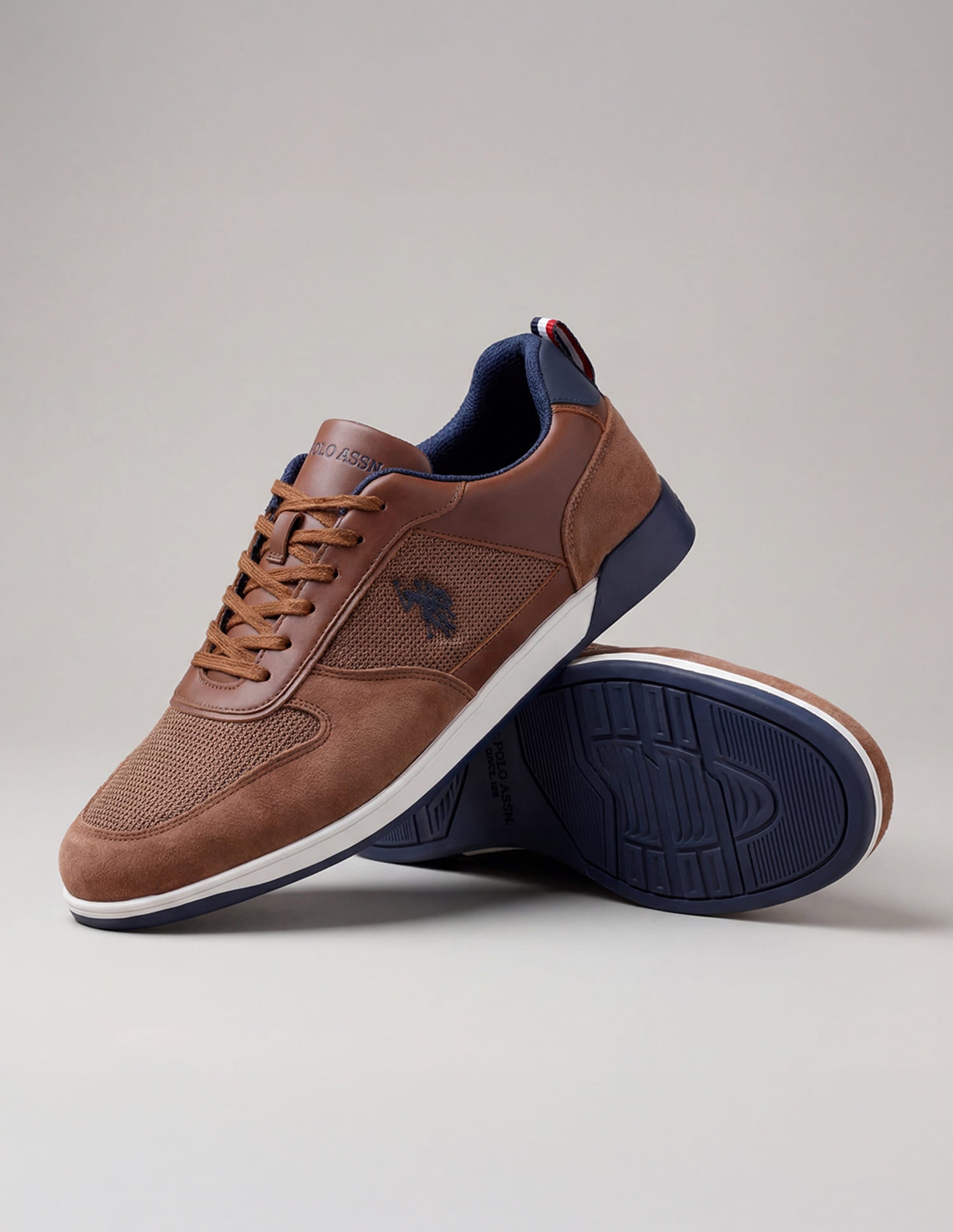 Men Ignacio Smart Casuals Sneakers Tan - U.S. Polo Assn. India | Large