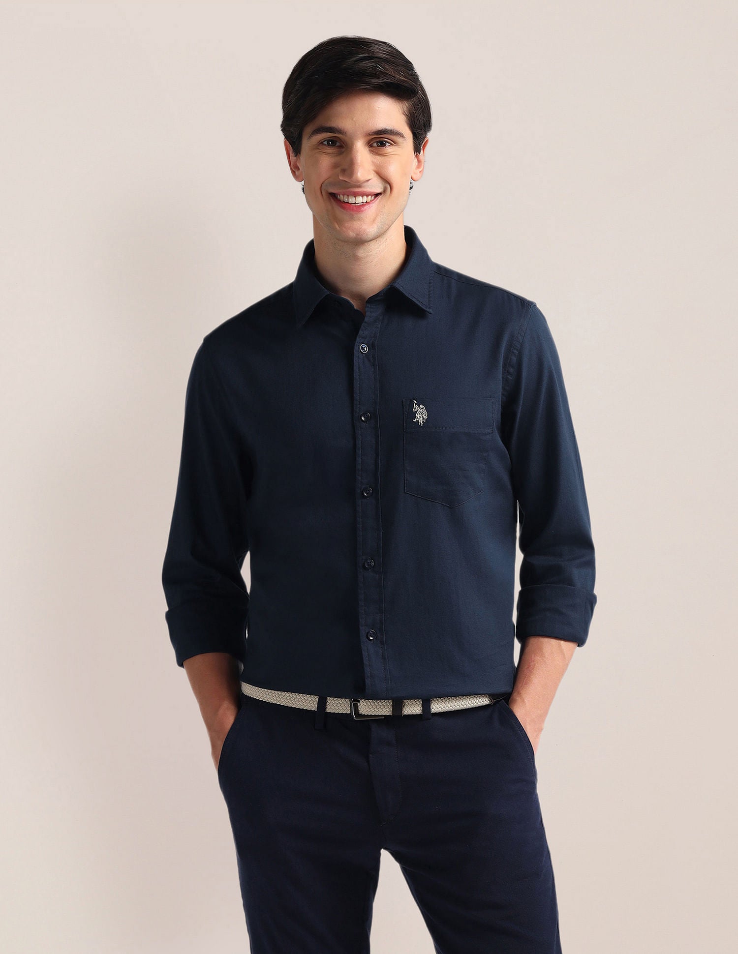 Tailored Fit Pure Cotton Shirt