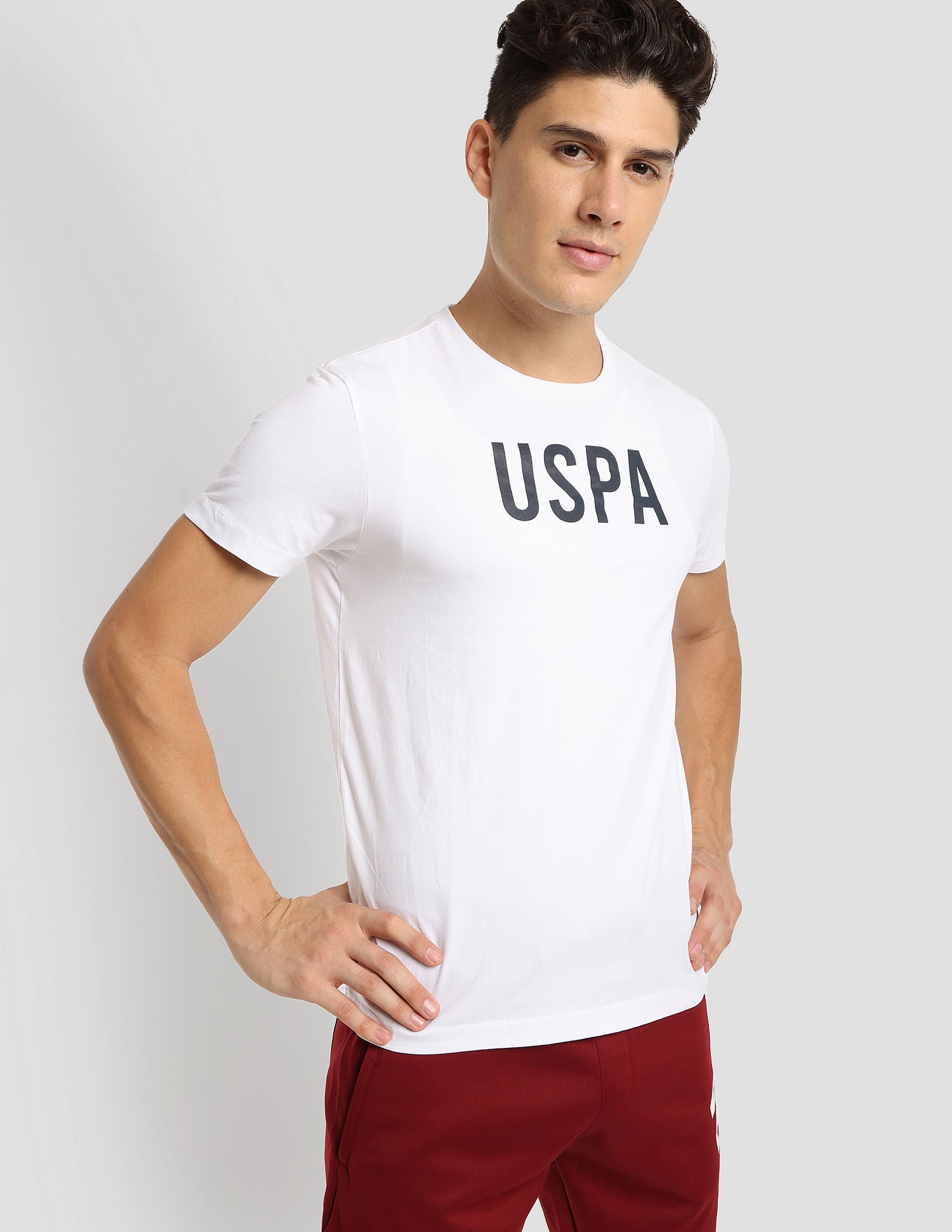 Durable Athletic T-Shirt White - U.S. Polo Assn. India | Large