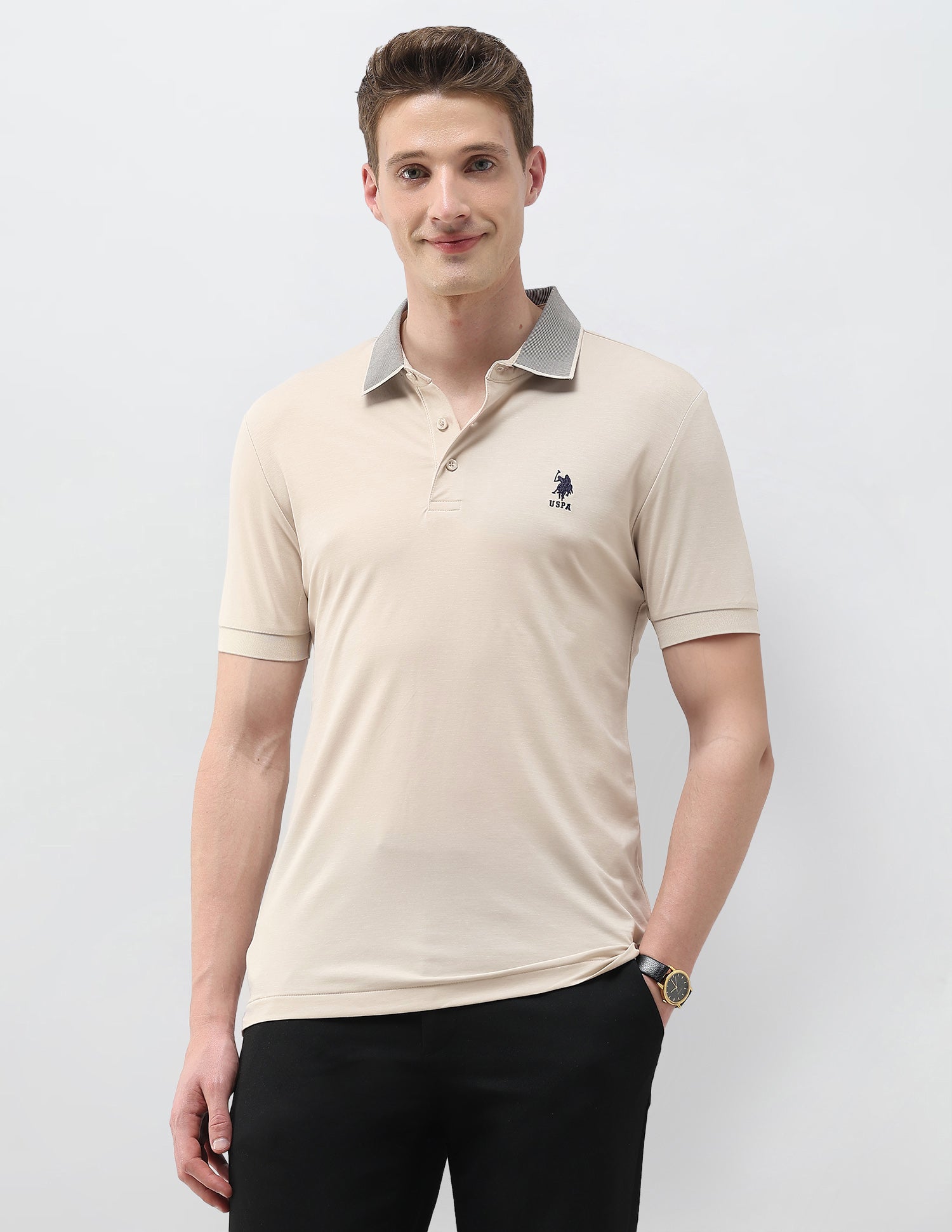 Solid Slim Fit Polo Shirt