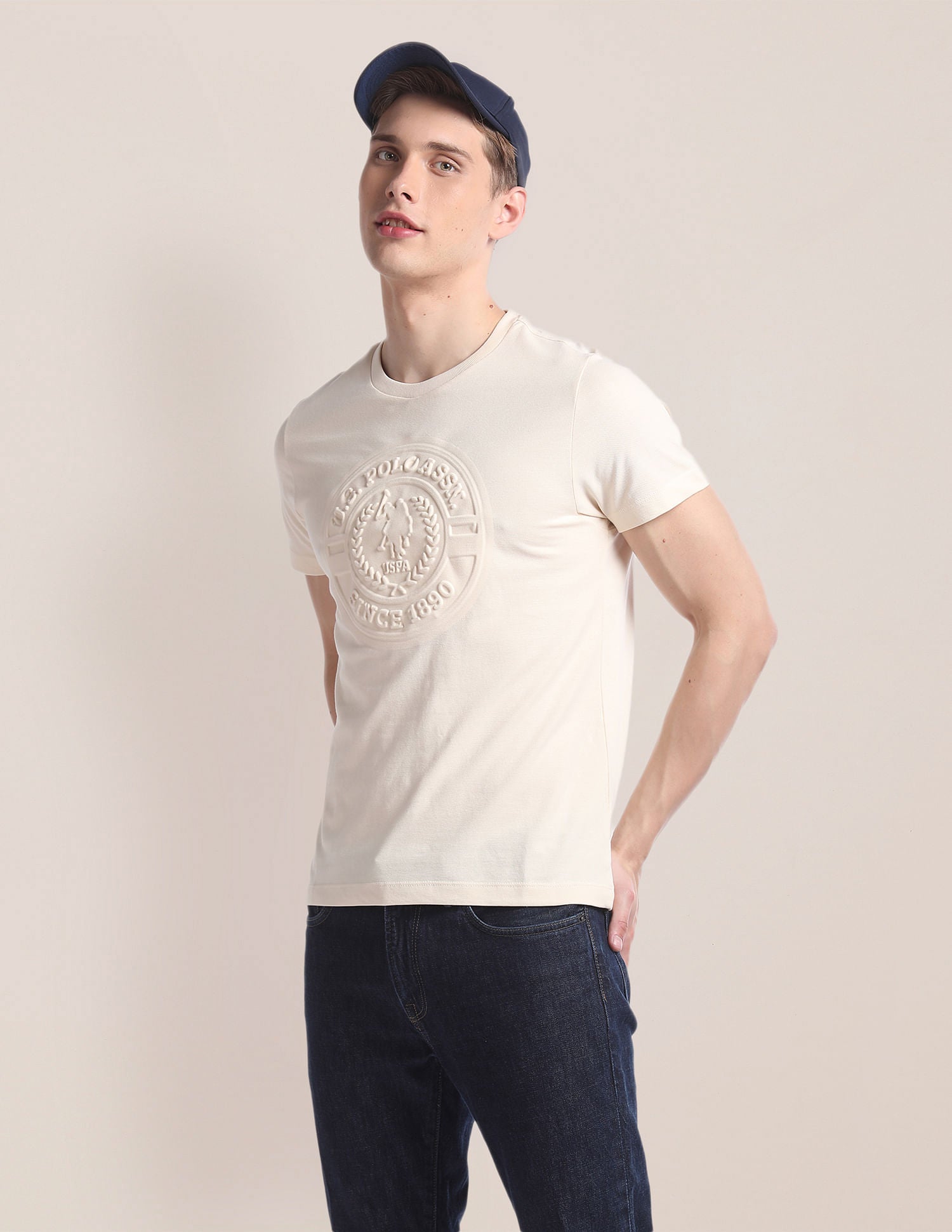 Embossed Slim T-Shirt