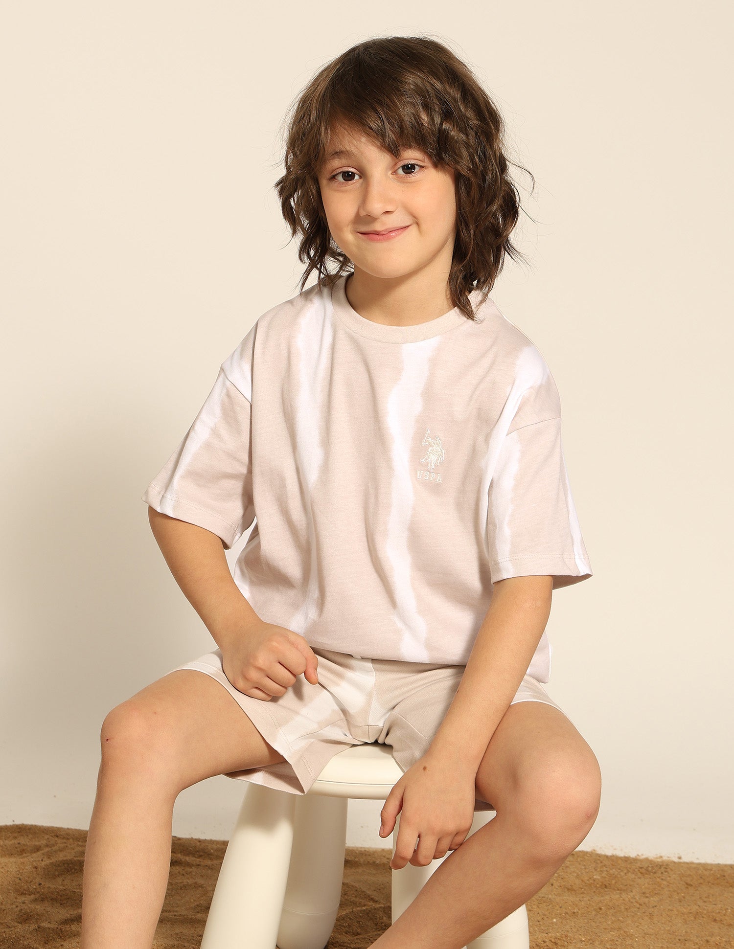 Boys All Over Printed Relaxed Fit T-Shirt