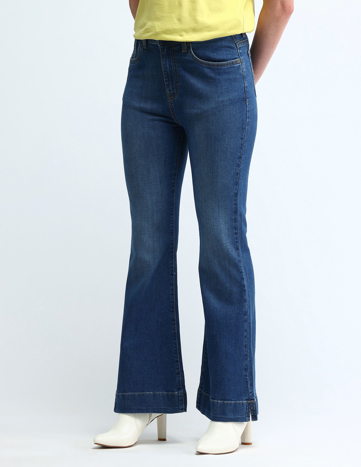 High Rise Flared Fit Jeans