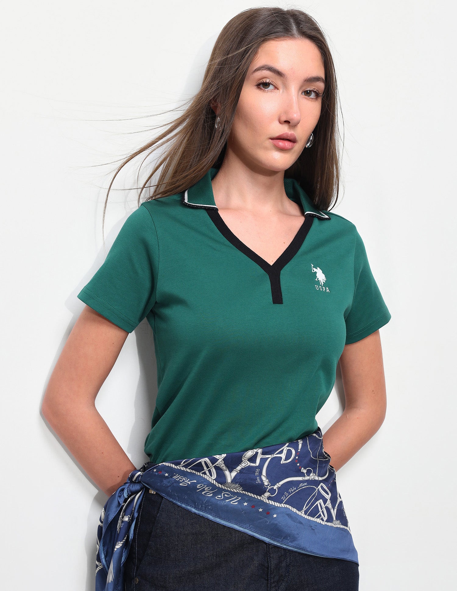 Solid Regular Fit Polo Shirt