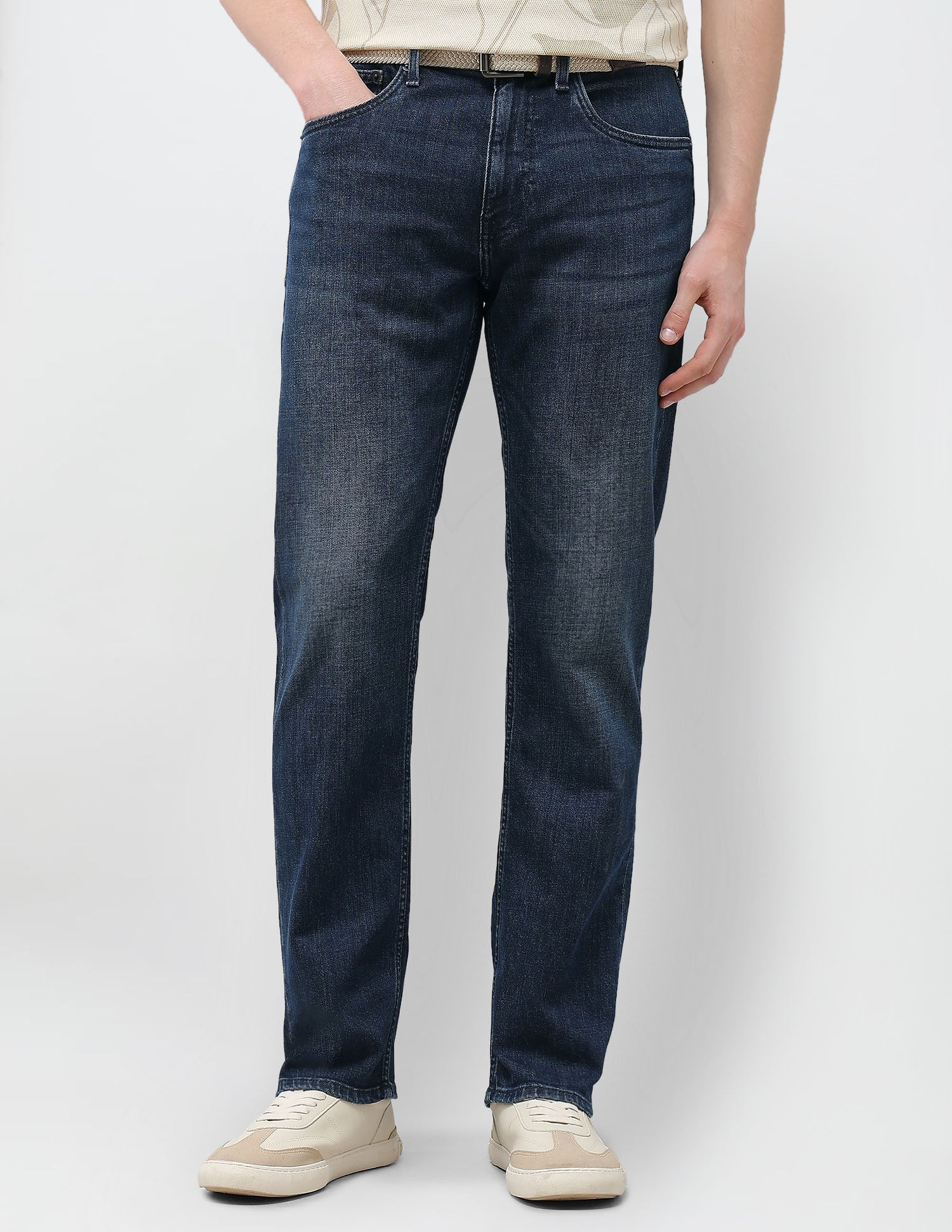Harold Slim Straight Fit Blue Jeans