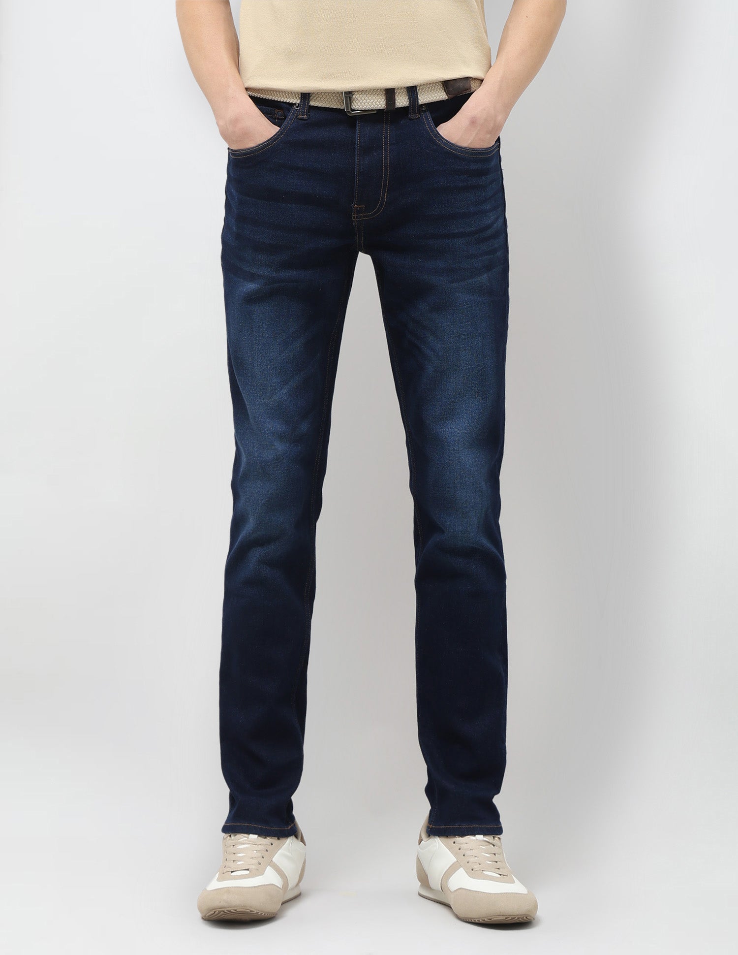 Brandon Slim Tapered Fit Blue Jeans Indigo - U.S. Polo Assn. India | Large