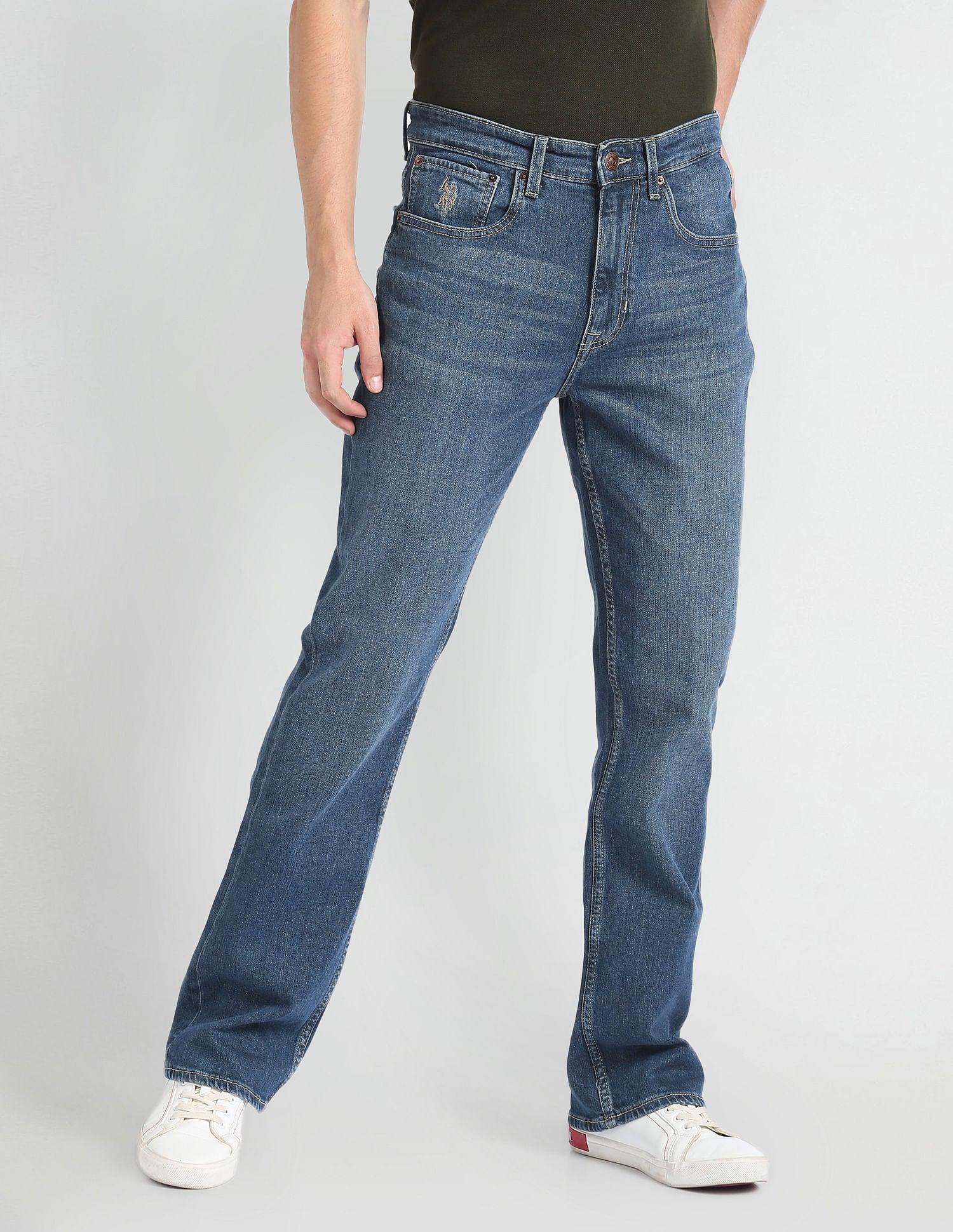 Connor Bootcut Fit Blue Jeans