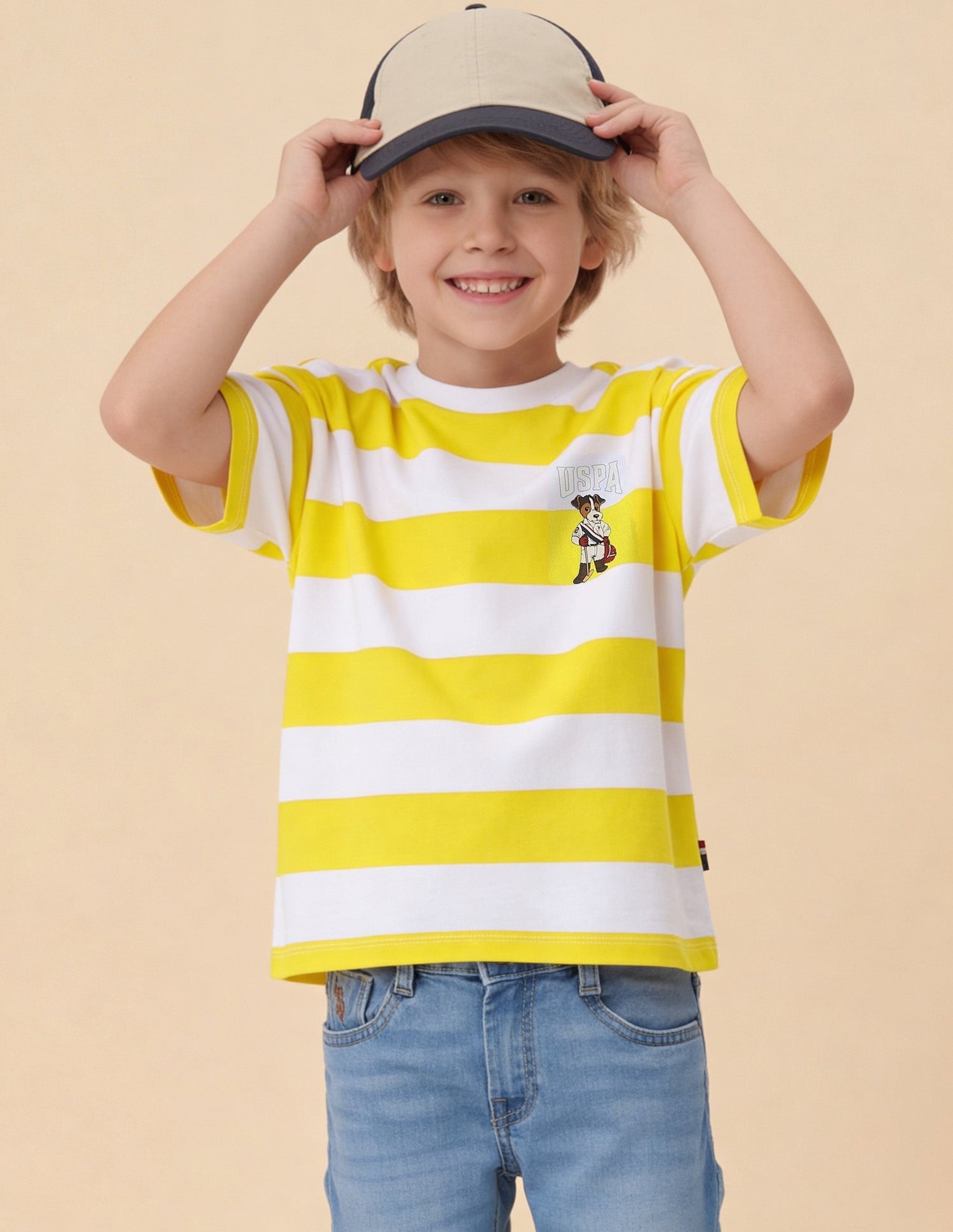 Horizontal Striped Oversized Fit T-Shirt