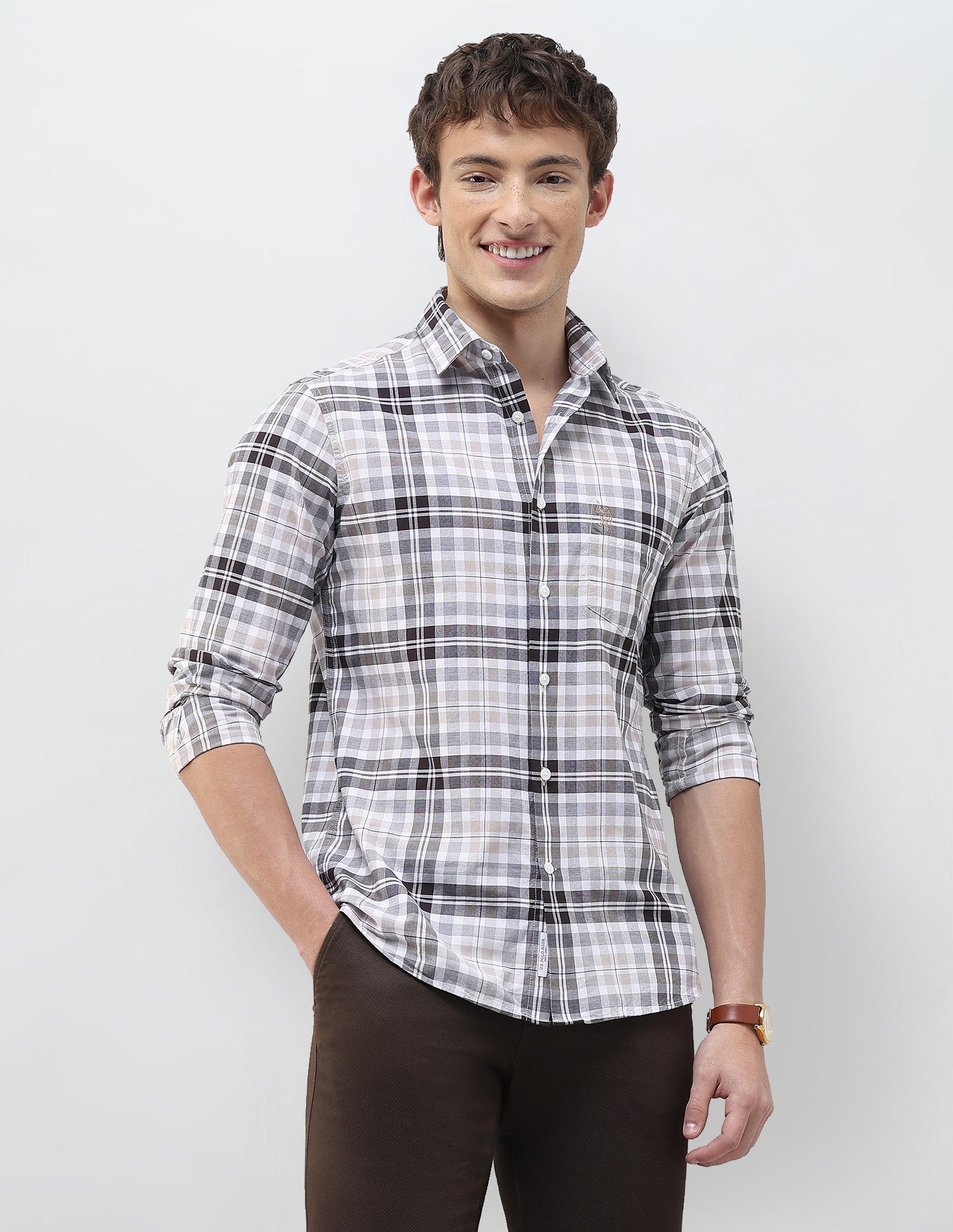 Tartan Checked Regular Fit Shirt