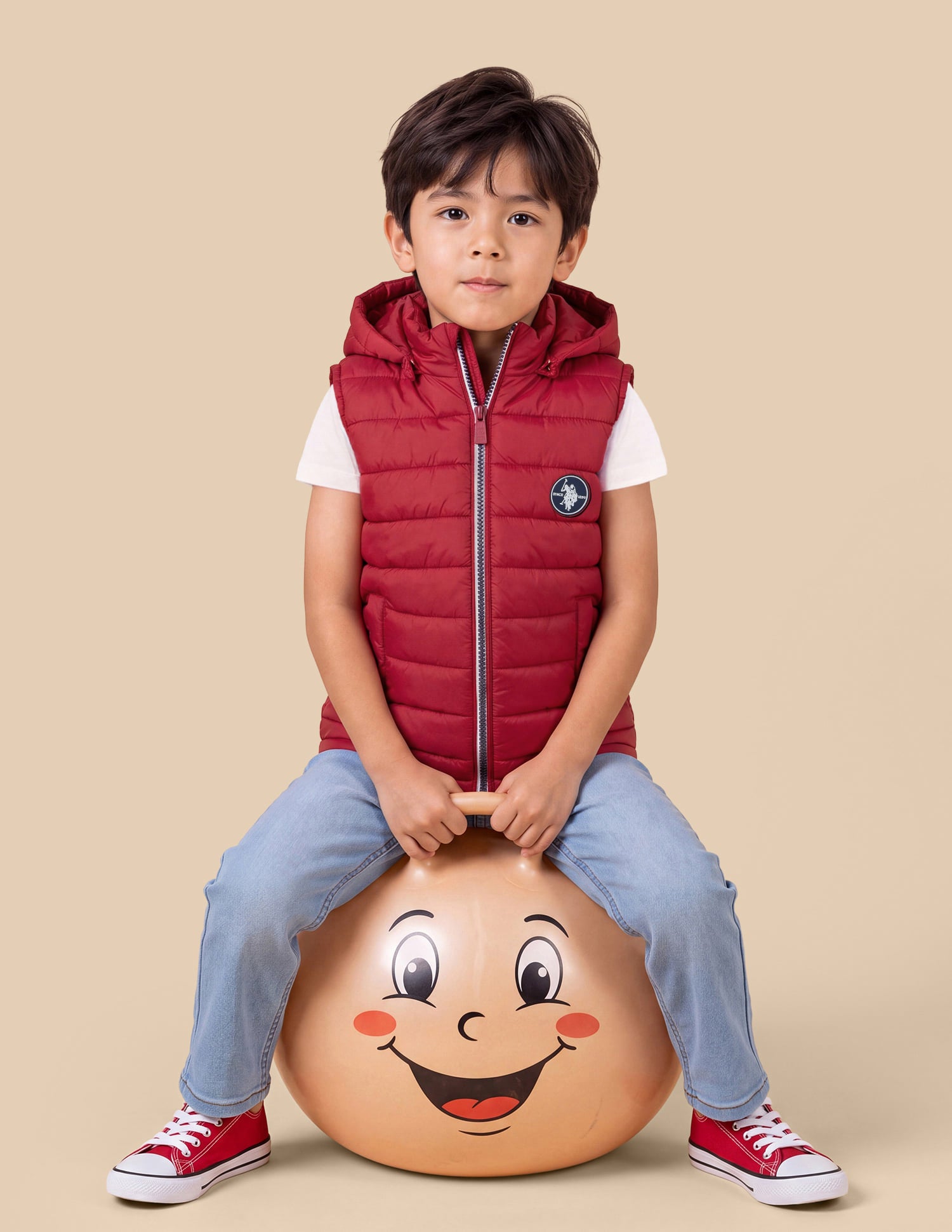 UKJCKO0100 Me Red Boys Jackets Red - U.S. Polo Assn. India | Large